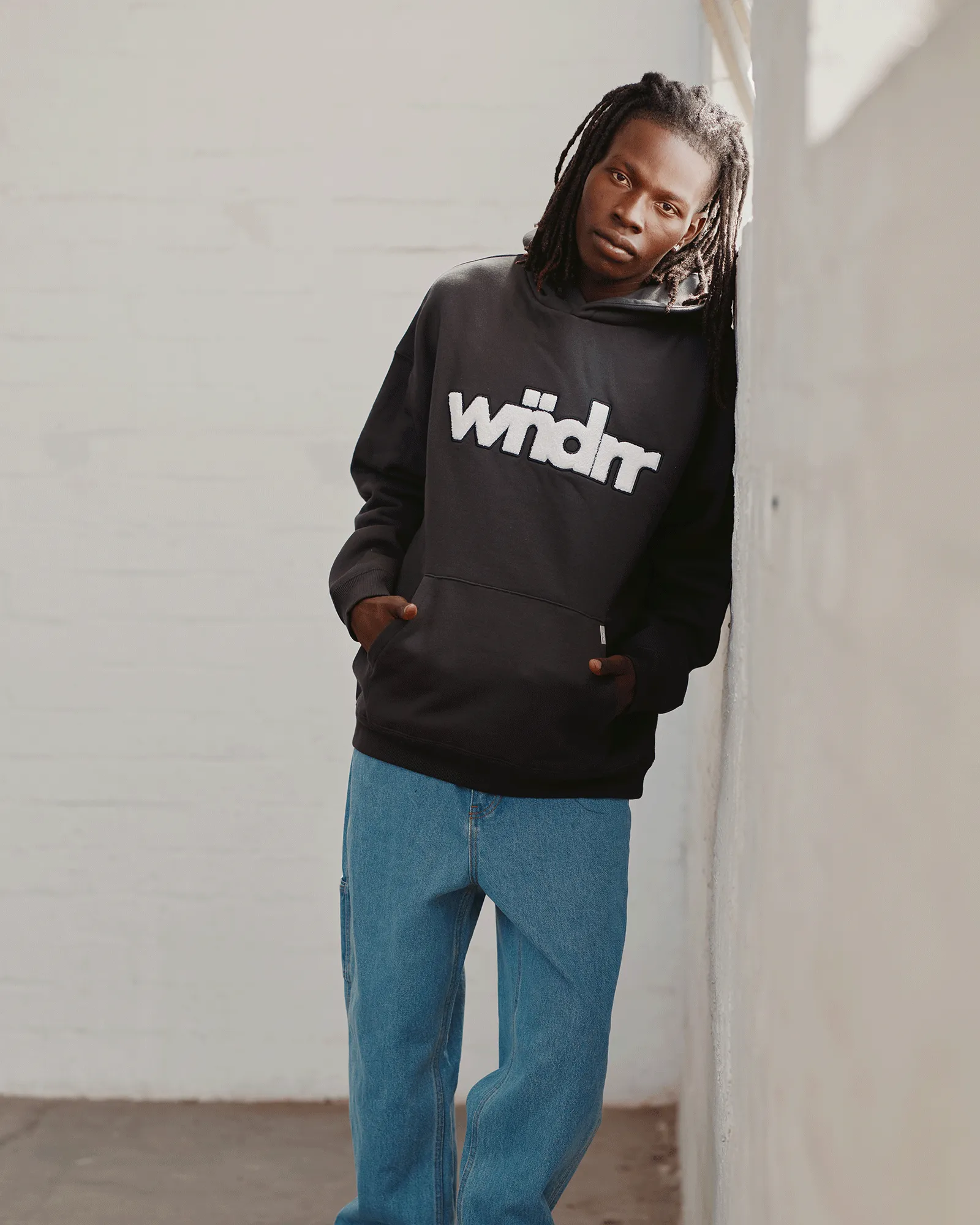 TONE HOOD SWEAT - FADED BLACK sold by WNDRR product image thumbnail 4