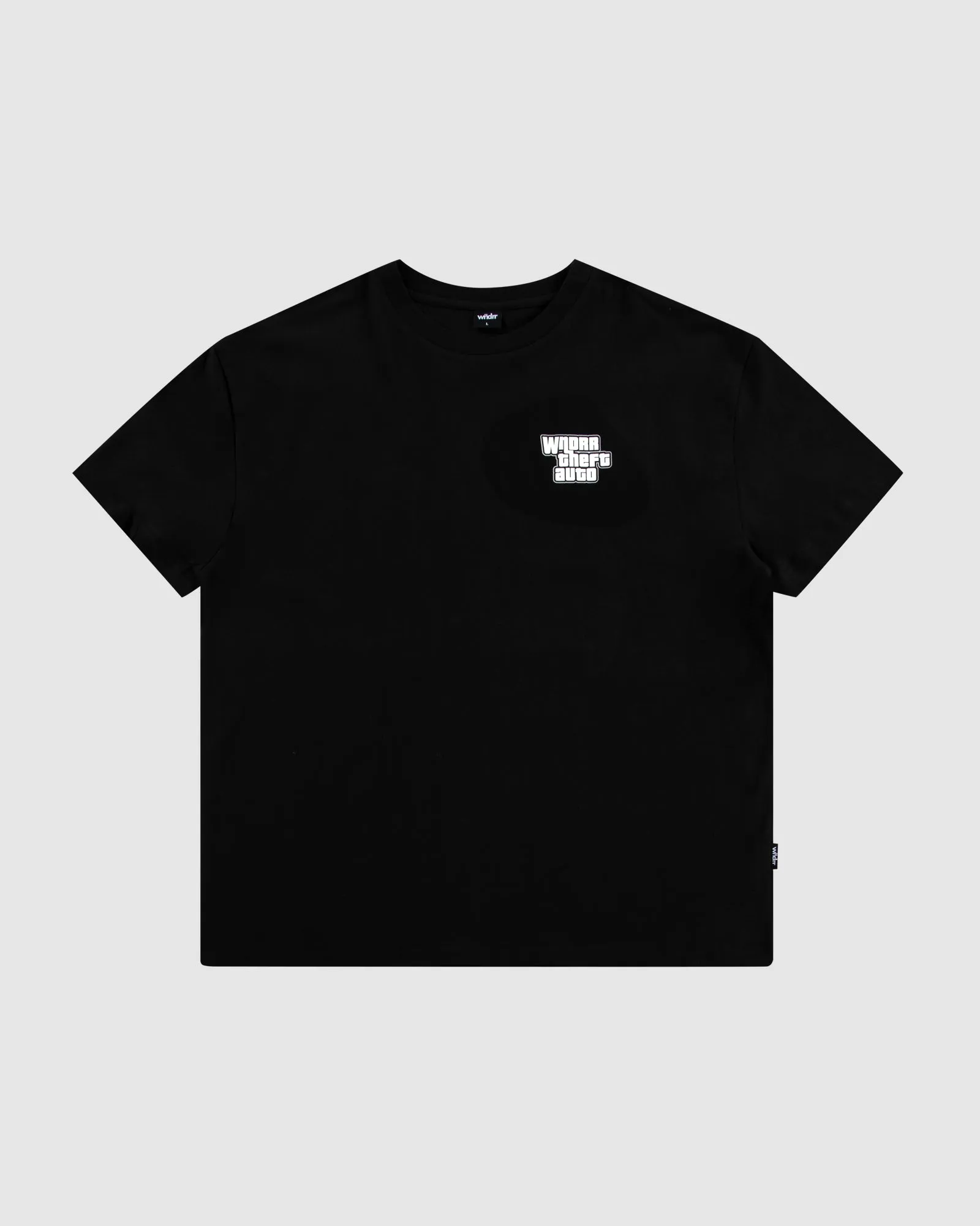 MOST WANTED BOX FIT TEE - BLACK sold by WNDRR product image thumbnail 3