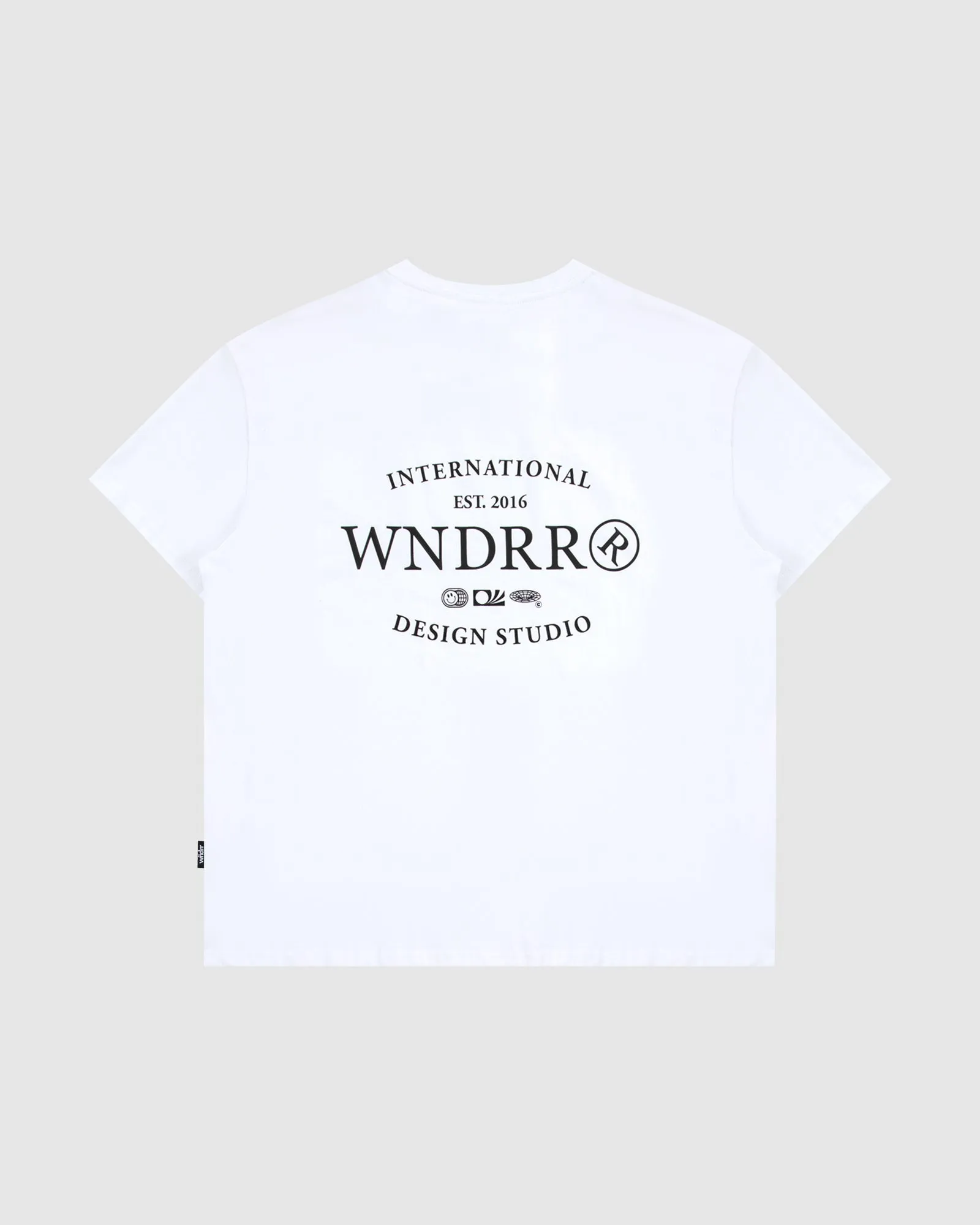 SHERIFF BOX FIT TEE - WHITE sold by WNDRR