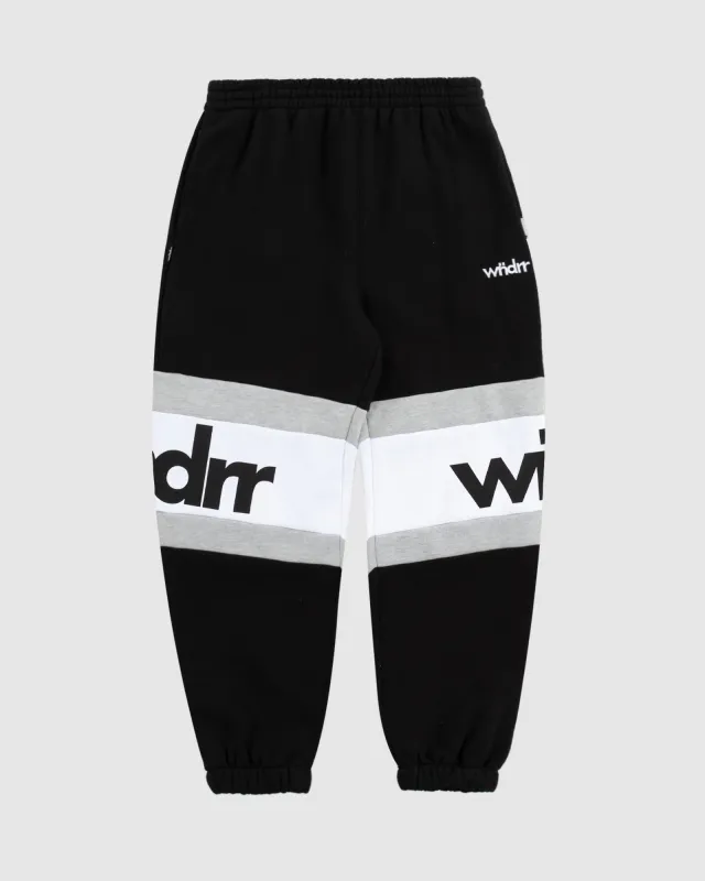 JUNCTION BAGGY TRACKPANT - BLACK made by WNDRR