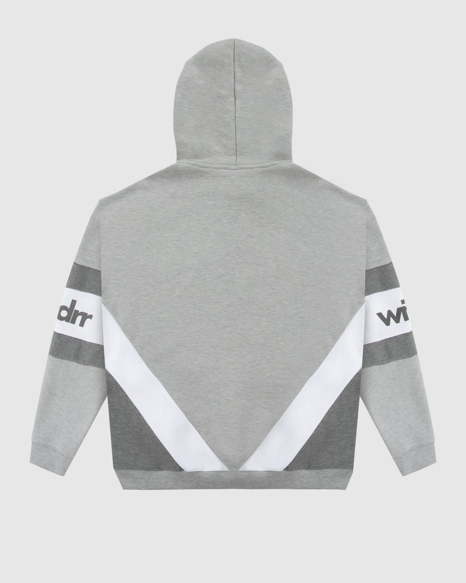 JUNCTION PANEL HOOD SWEAT - GREY MARLE sold by WNDRR product image thumbnail 3
