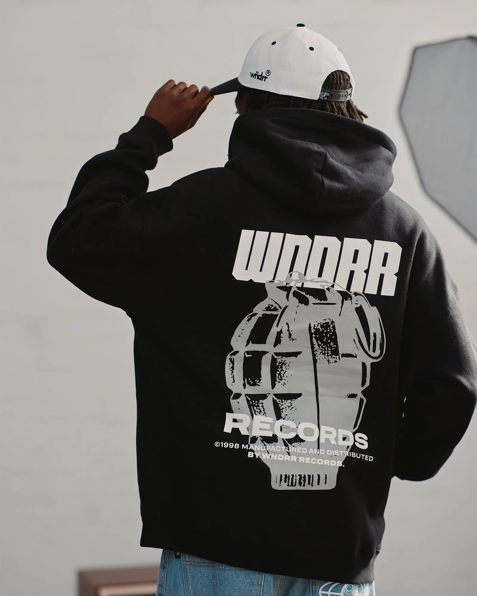 GRENADE HOOD SWEAT - BLACK sold by WNDRR product image thumbnail 2