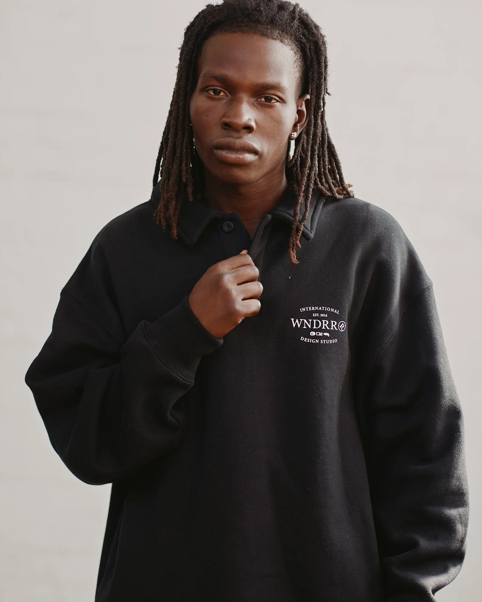 SHERIFF RUGBY SWEAT - BLACK sold by WNDRR product image thumbnail 2