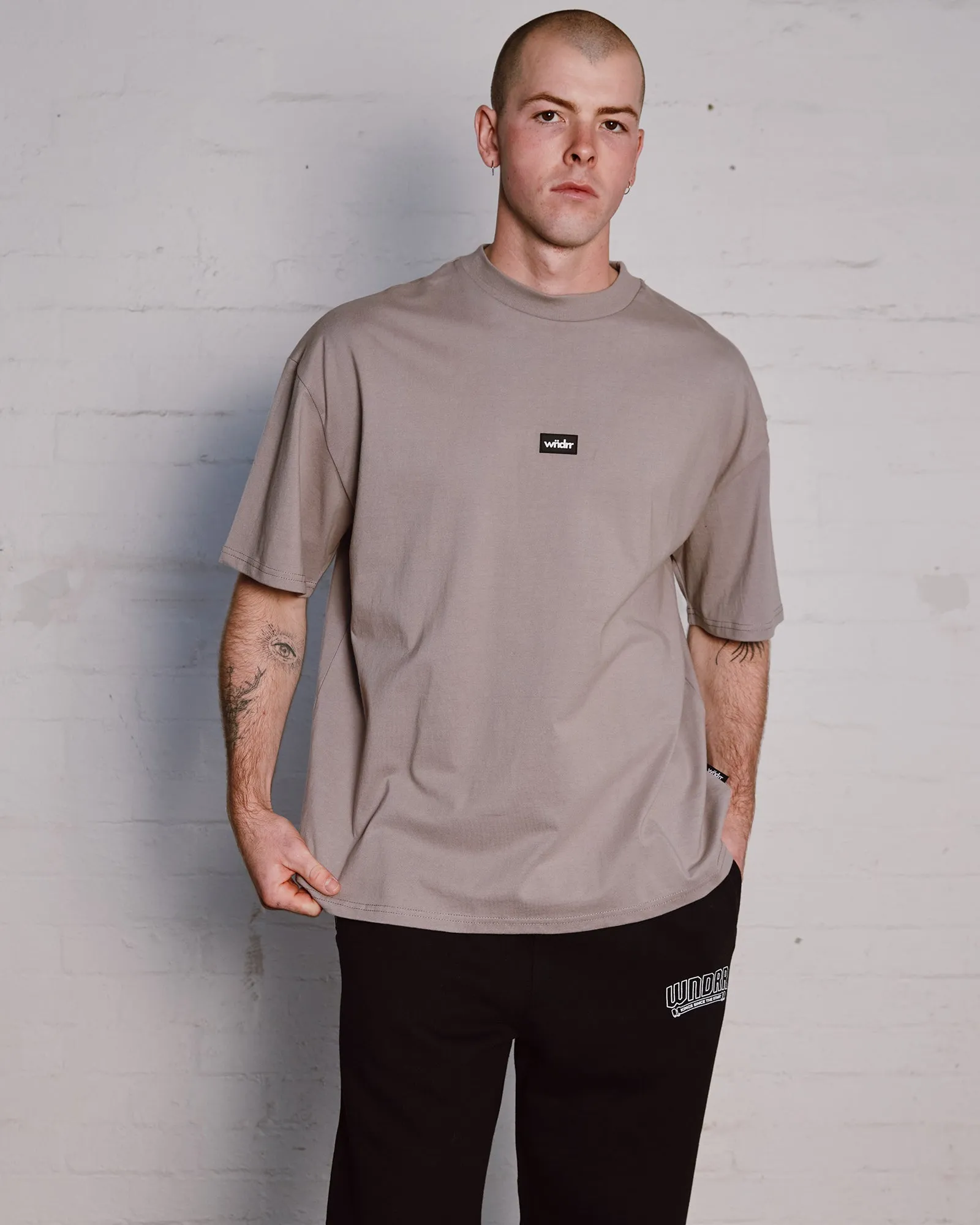 SOHO CLUB TEE - MOON GREY sold by WNDRR product image thumbnail 4