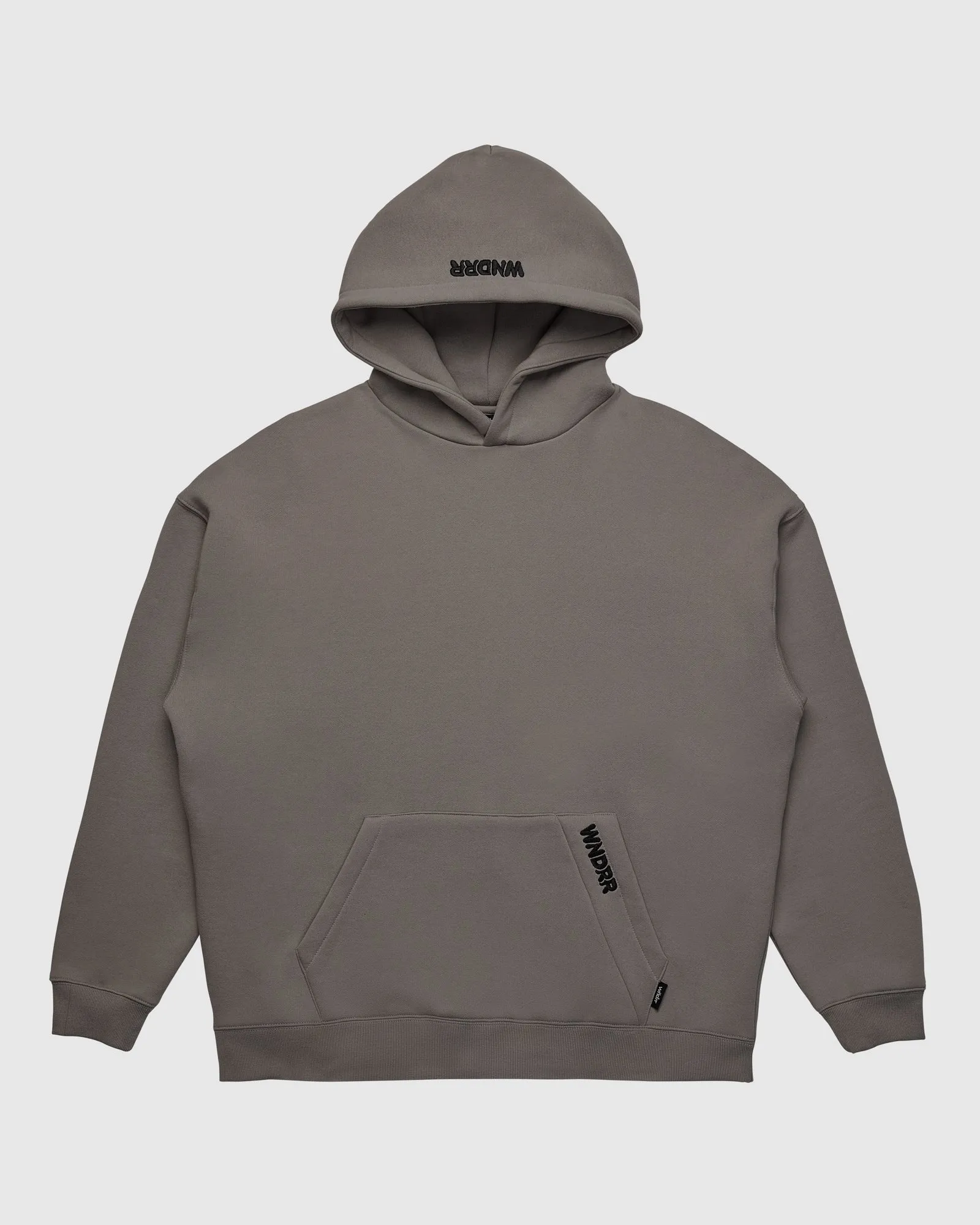 HALO HOOD SWEAT - MOON GREY sold by WNDRR