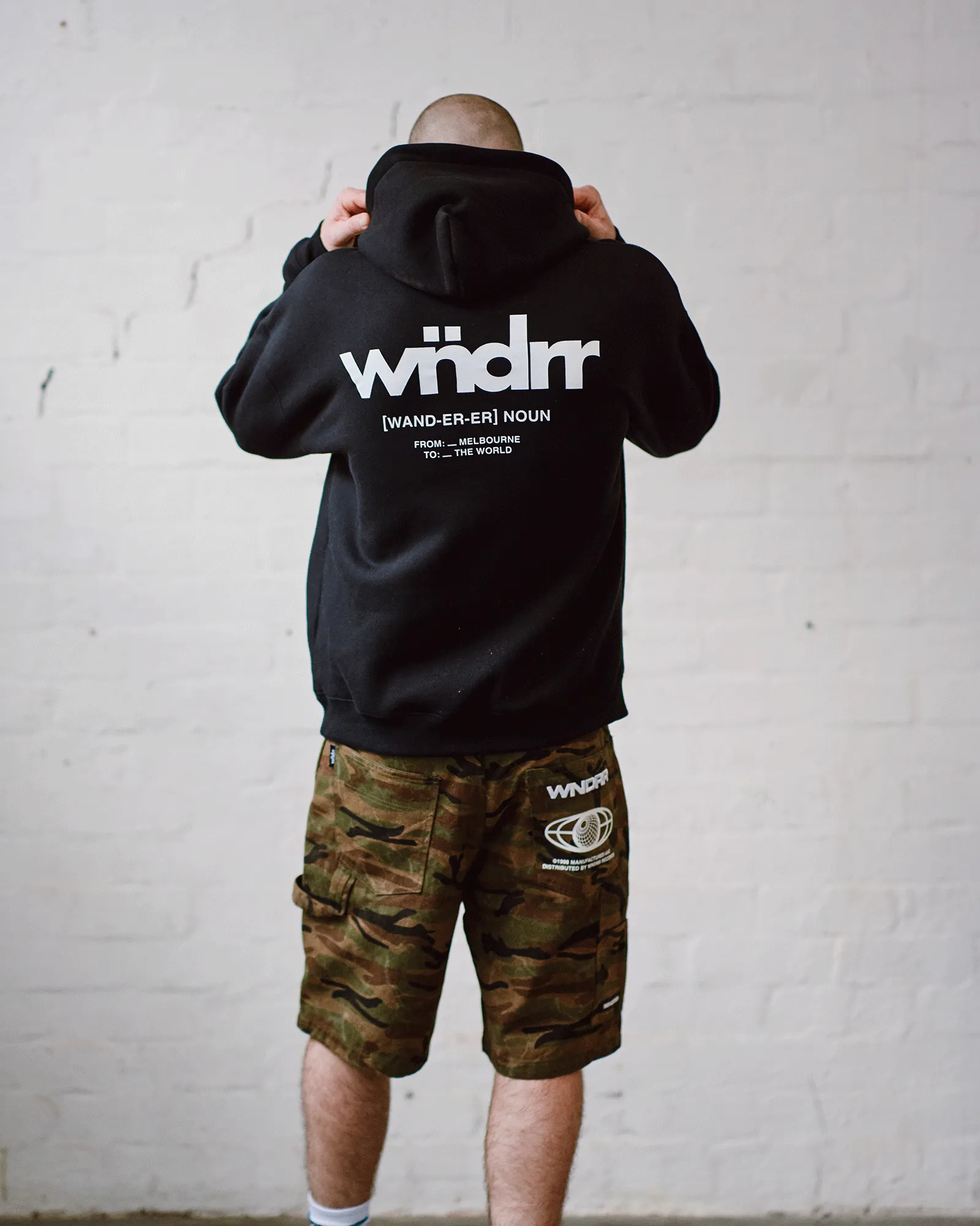 THE WORLD HOOD SWEAT - BLACK sold by WNDRR product image thumbnail 2