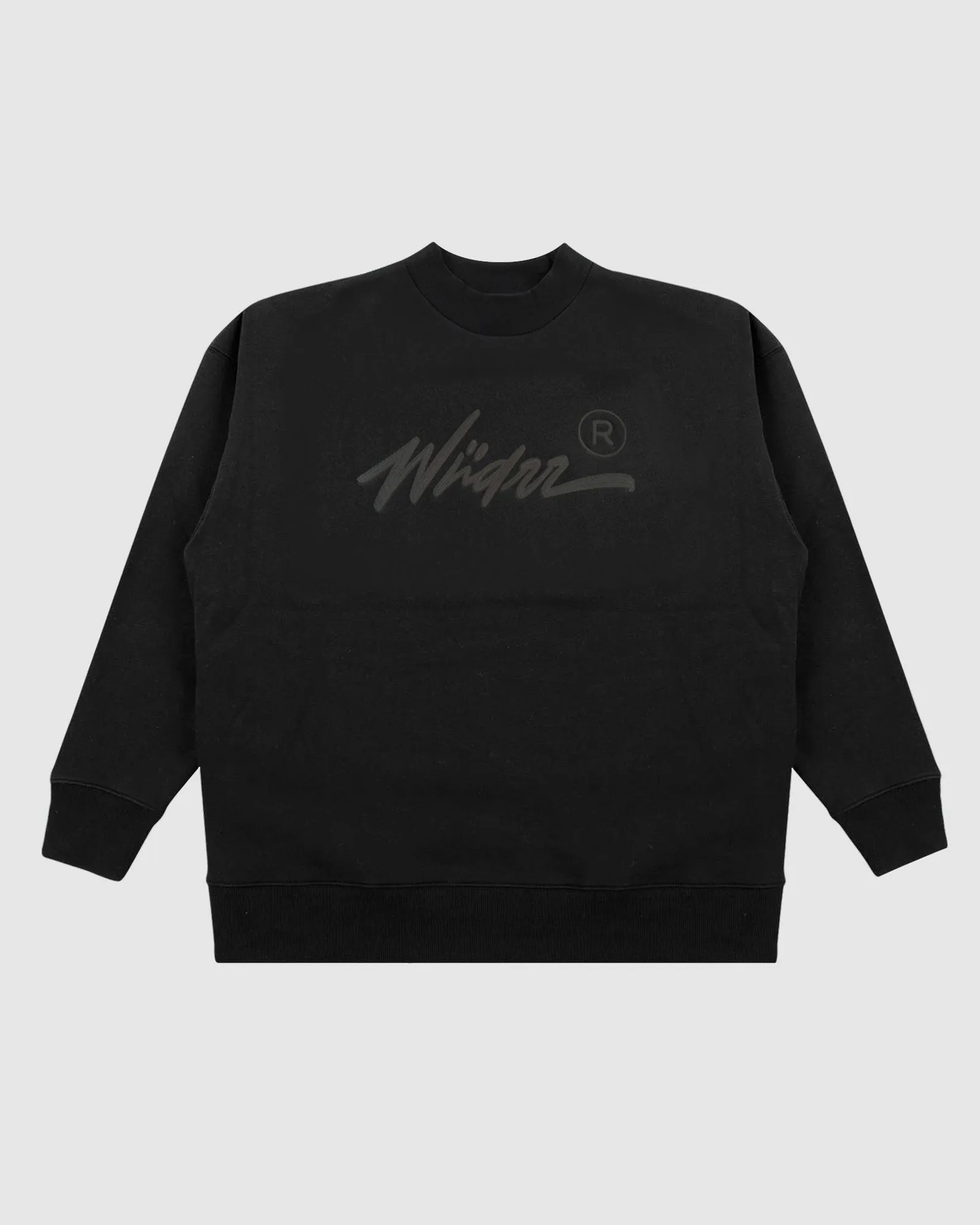 LINK CREW SWEAT - BLACK sold by WNDRR
