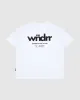 THE WORLD BOX FIT TEE - WHITE sold by WNDRR