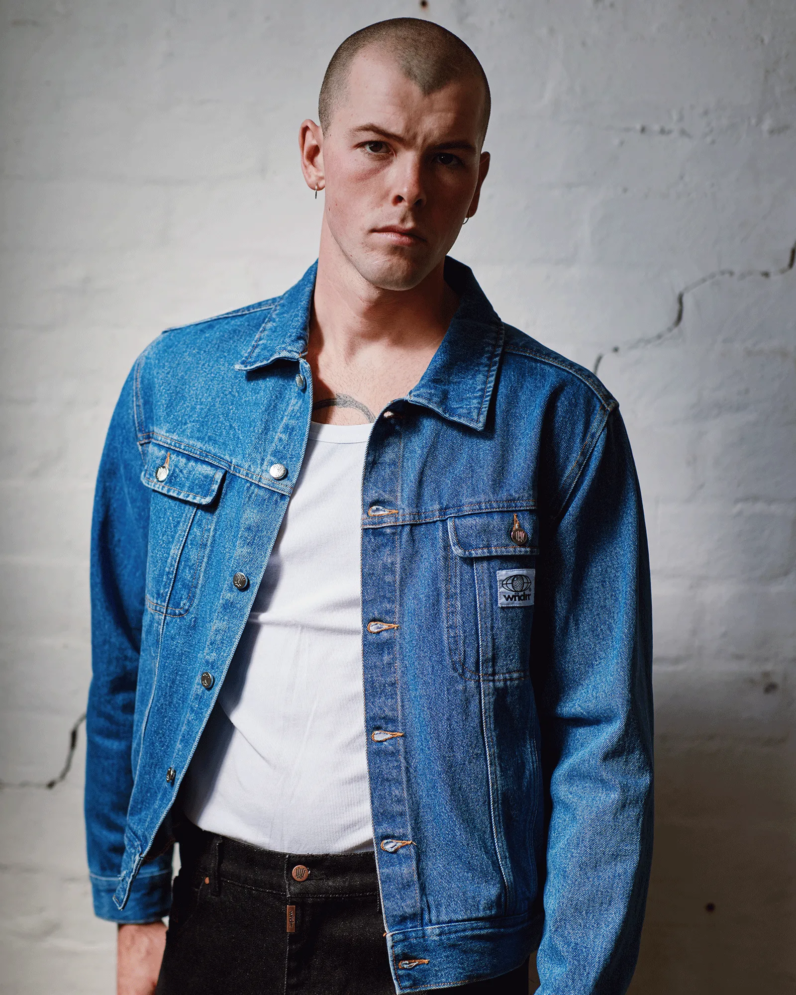 BOOSTER DENIM JACKET - BLUE sold by WNDRR product image thumbnail 5