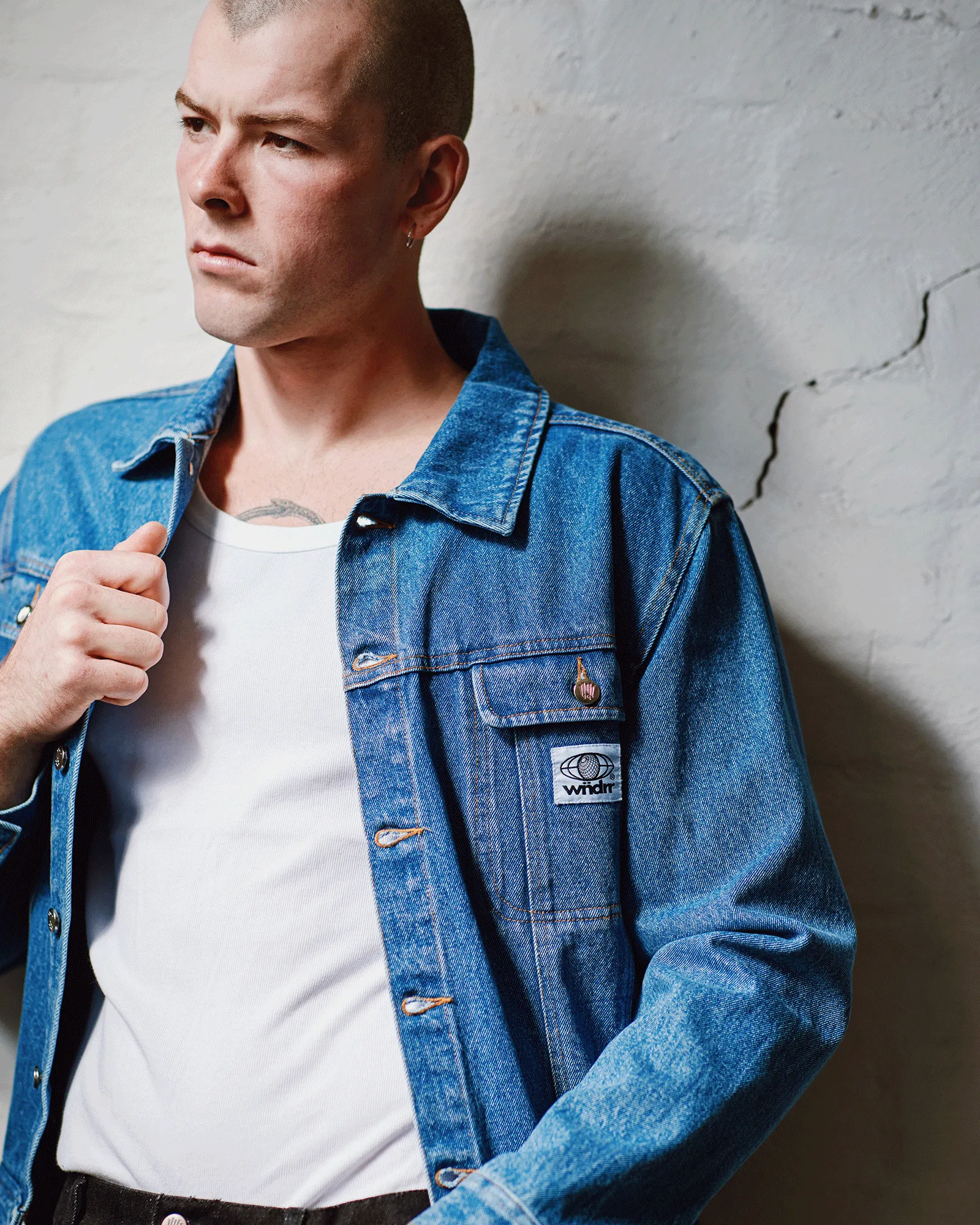 BOOSTER DENIM JACKET - BLUE sold by WNDRR product image thumbnail 2