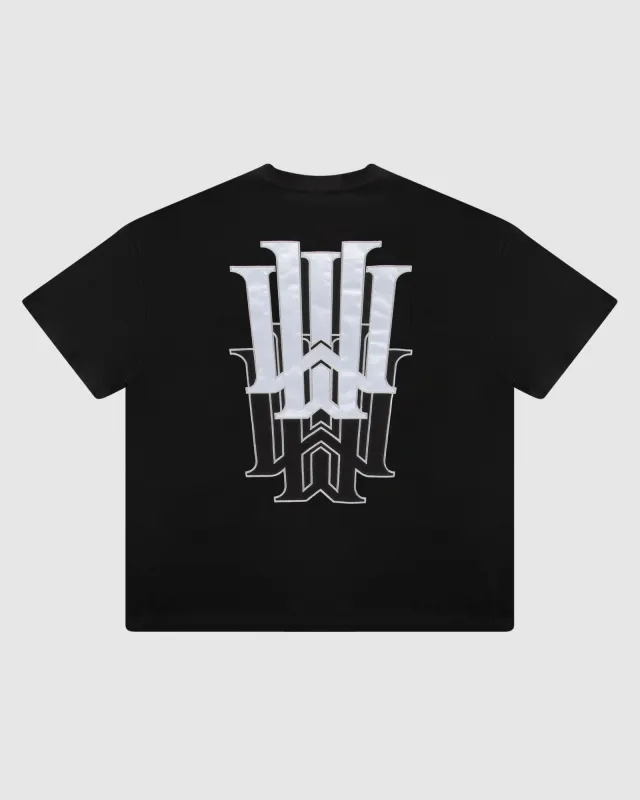 FADED FRENCH TERRY TEE - FADED BLACK sold by WNDRR