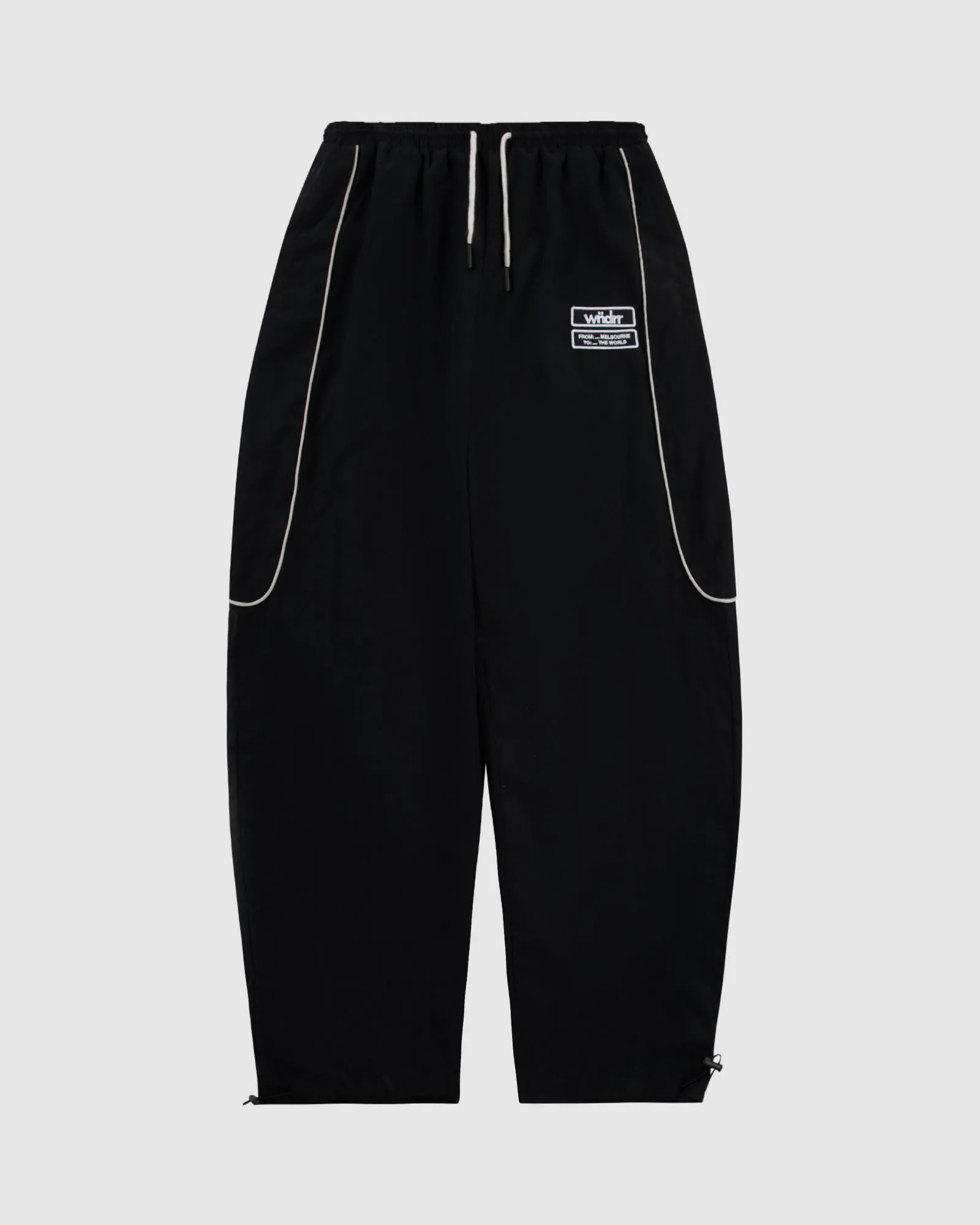 THE WORLD SPORT TRACKPANT - BLACK sold by WNDRR