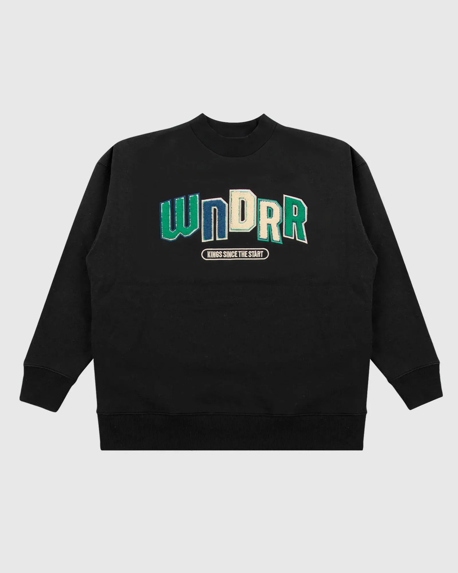 CHANT CREW SWEAT - BLACK sold by WNDRR