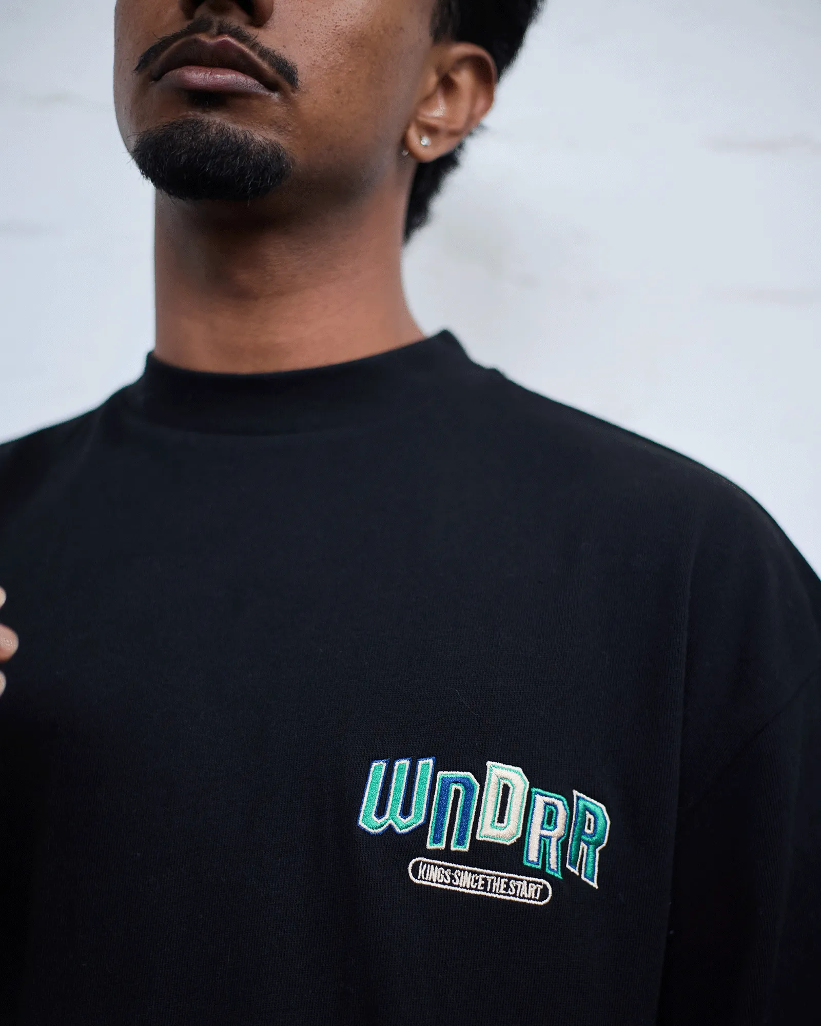 CHANT HEAVY WEIGHT TEE - BLACK sold by WNDRR product image thumbnail 5
