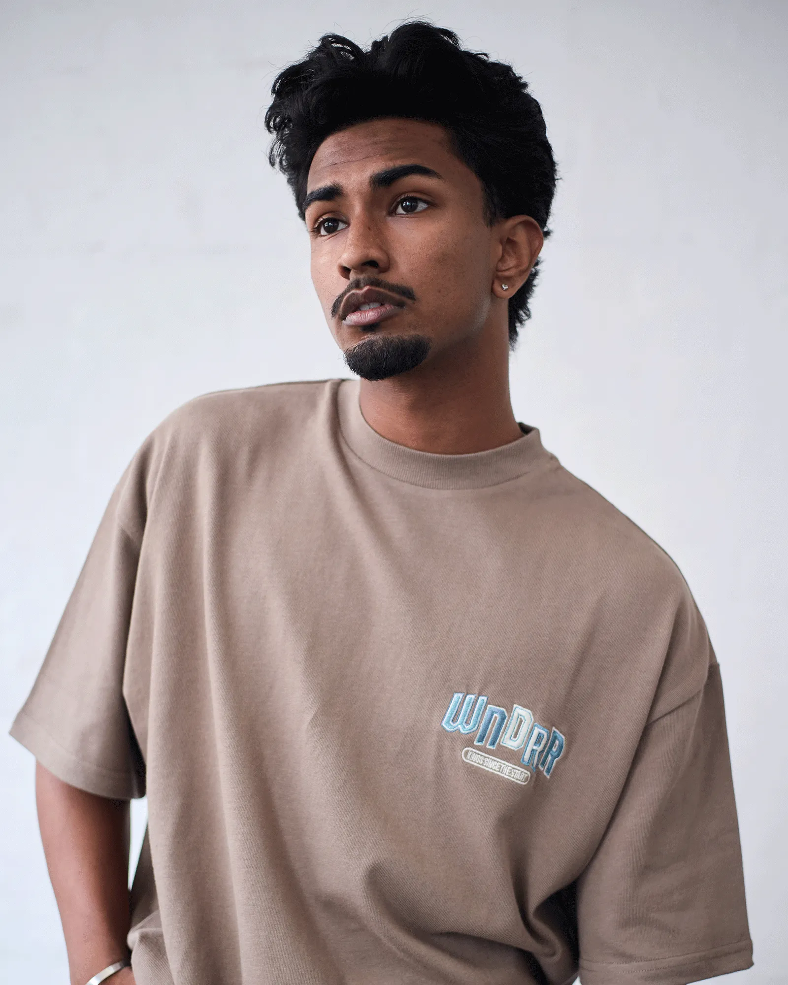 CHANT HEAVY WEIGHT TEE - TAUPE sold by WNDRR product image thumbnail 5