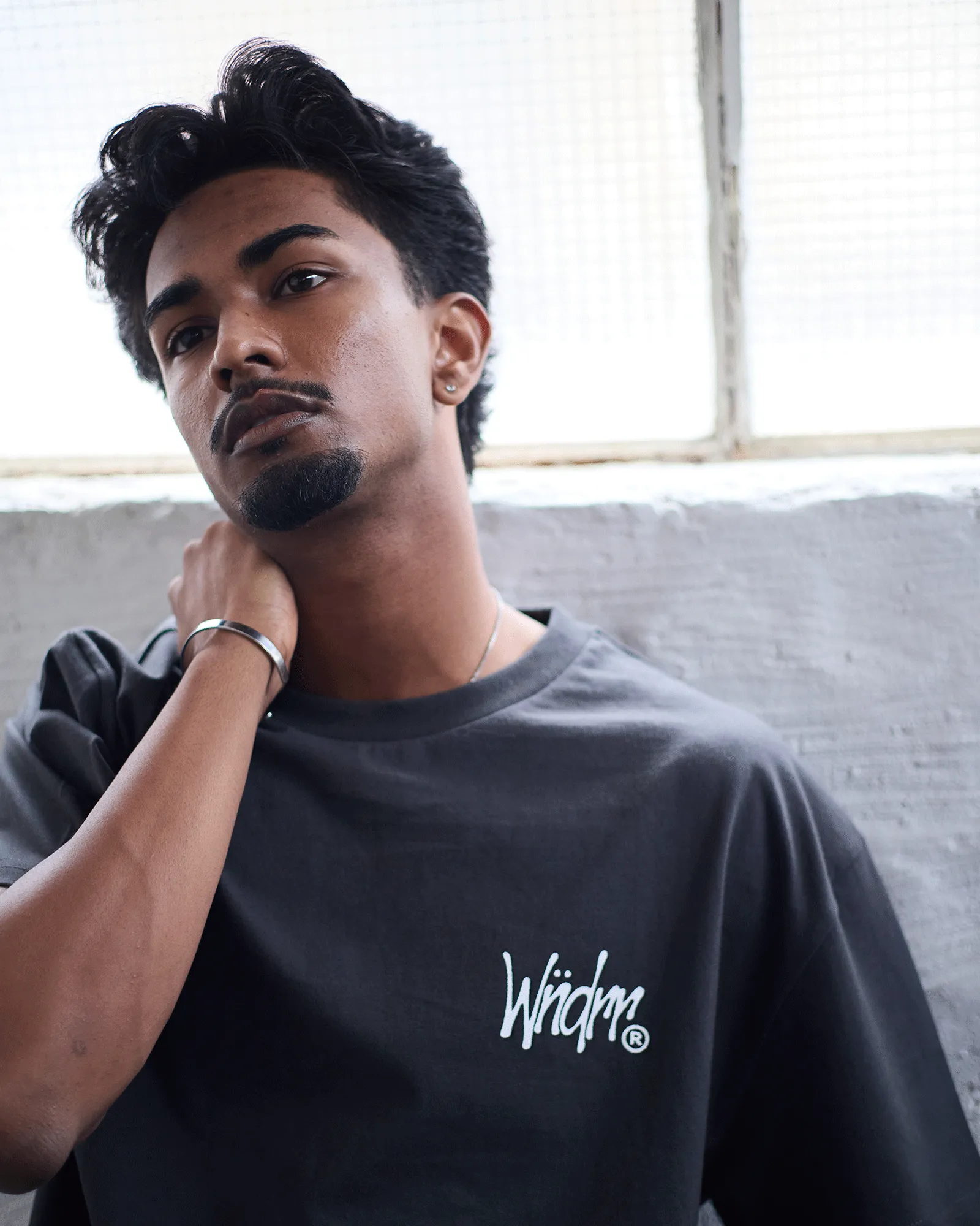 SCORPION BOX FIT TEE - FADED BLACK sold by WNDRR product image thumbnail 5