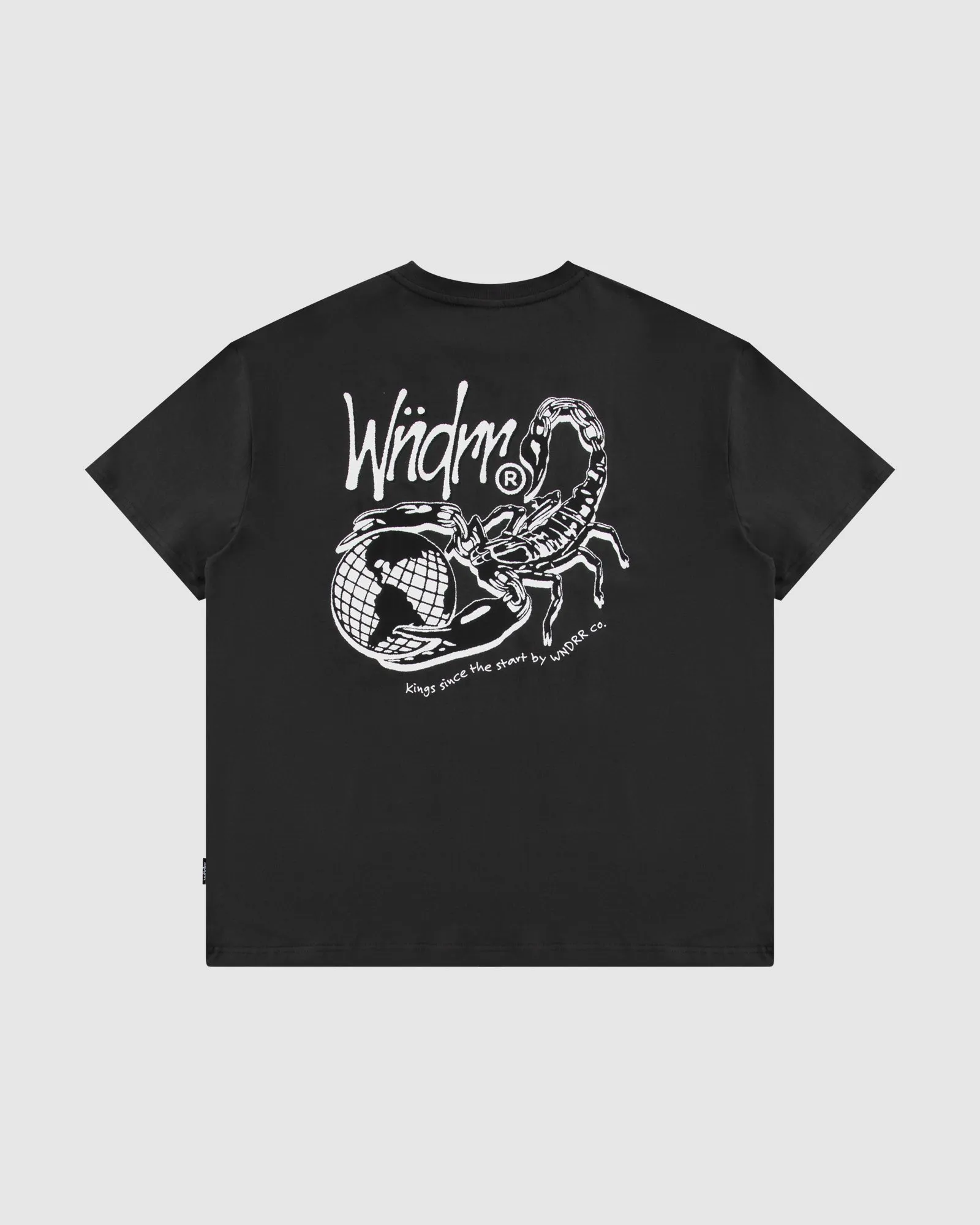 SCORPION BOX FIT TEE - FADED BLACK sold by WNDRR
