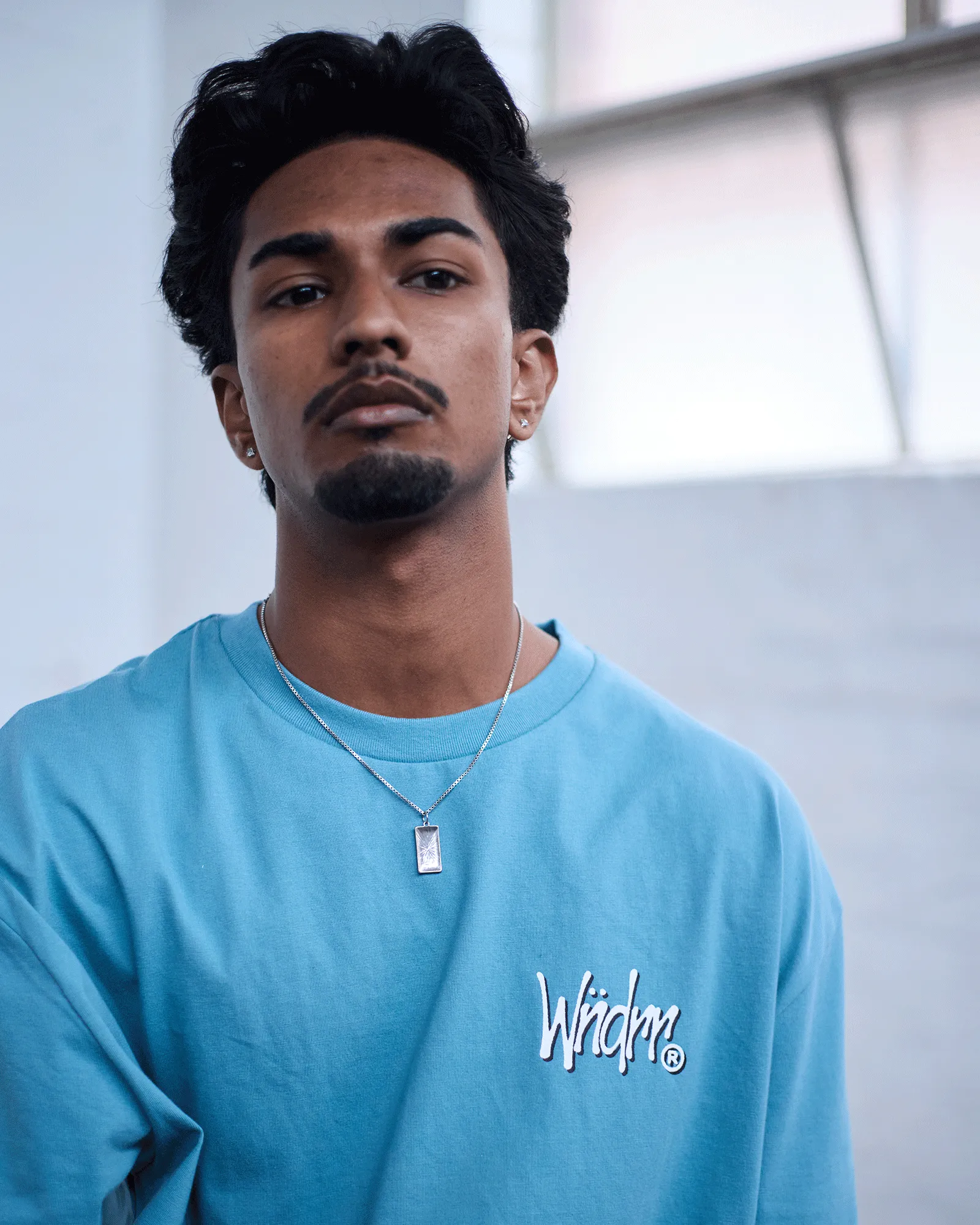 SCORPION BOX FIT TEE - DUSK BLUE sold by WNDRR product image thumbnail 5