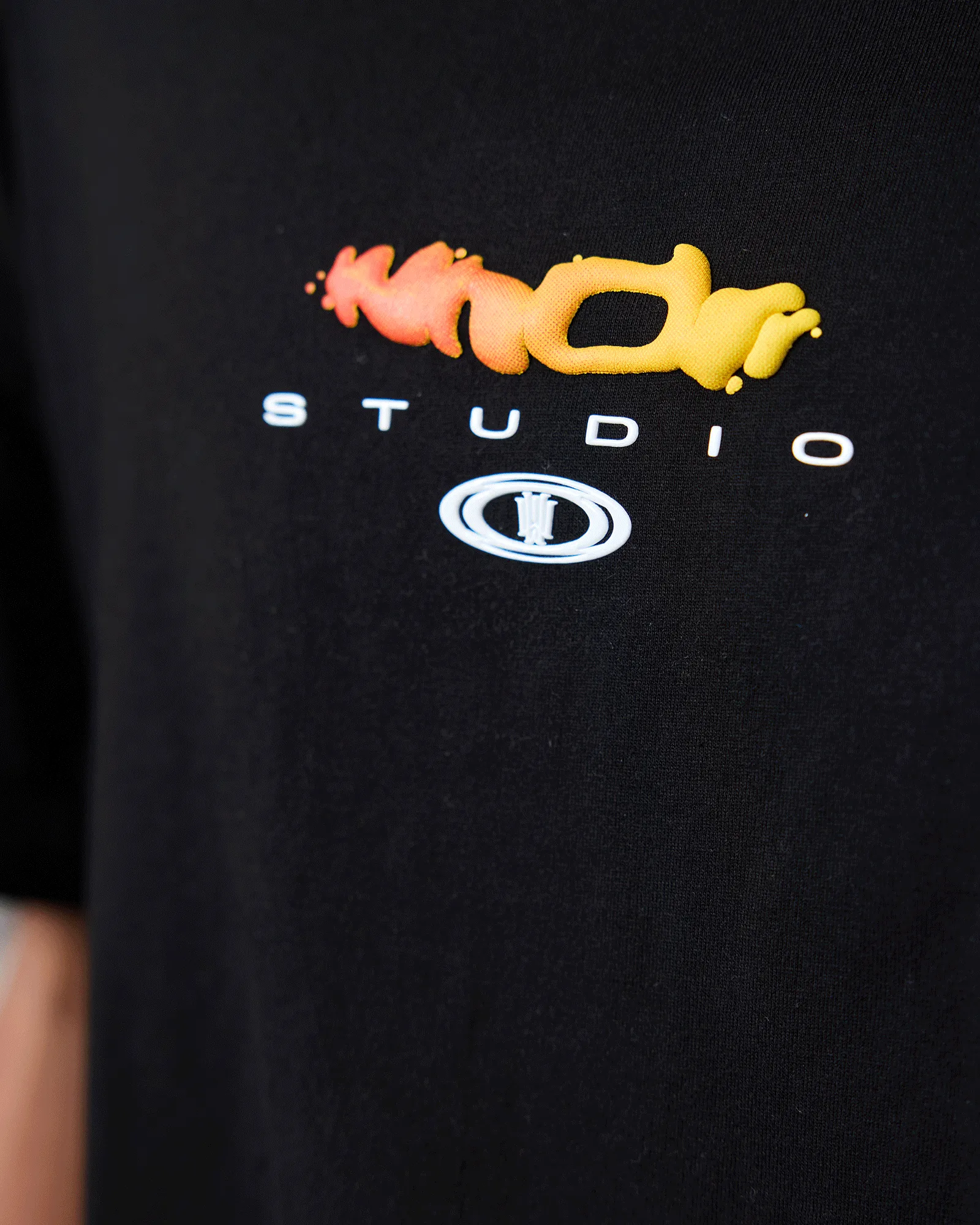 LAB BOX FIT TEE - BLACK sold by WNDRR product image thumbnail 4