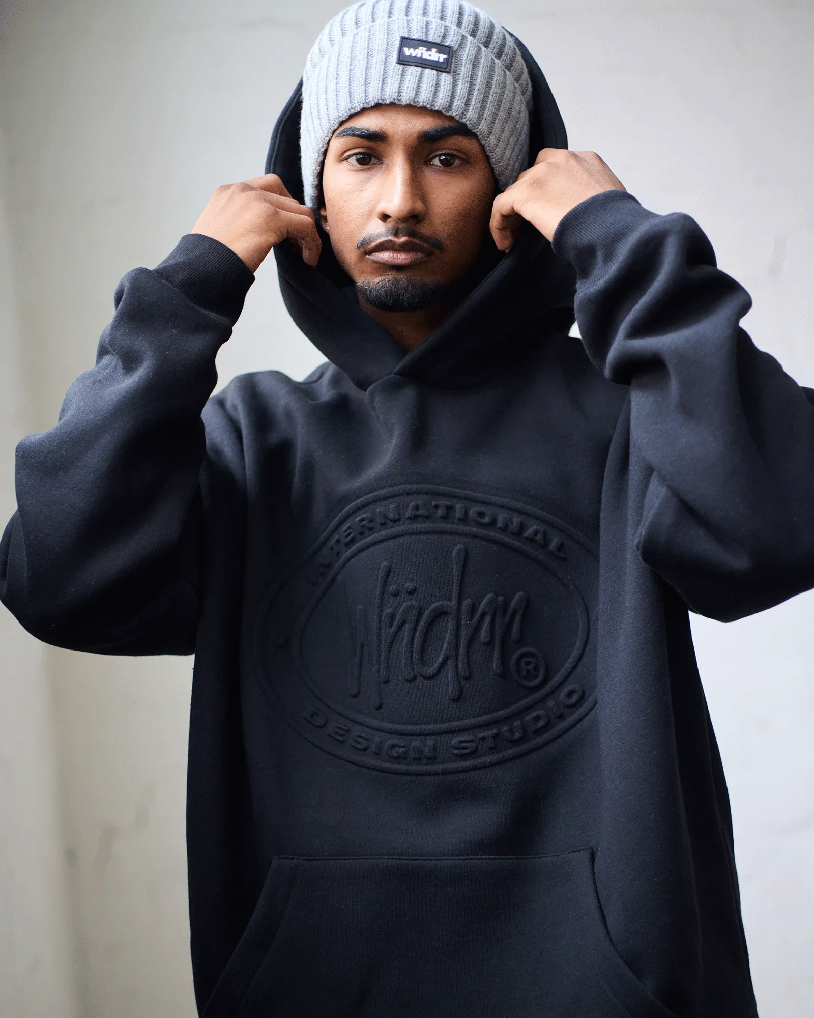 MINTED HOOD SWEAT - BLACK sold by WNDRR product image thumbnail 2