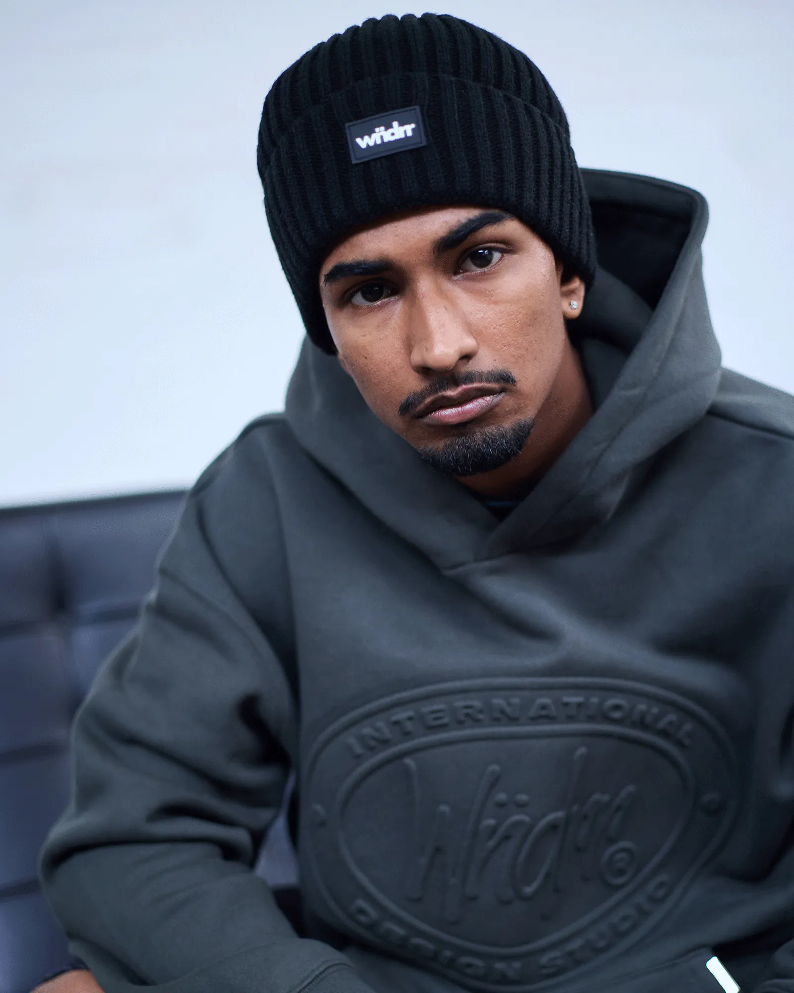 MINTED HOOD SWEAT - INK sold by WNDRR product image thumbnail 4