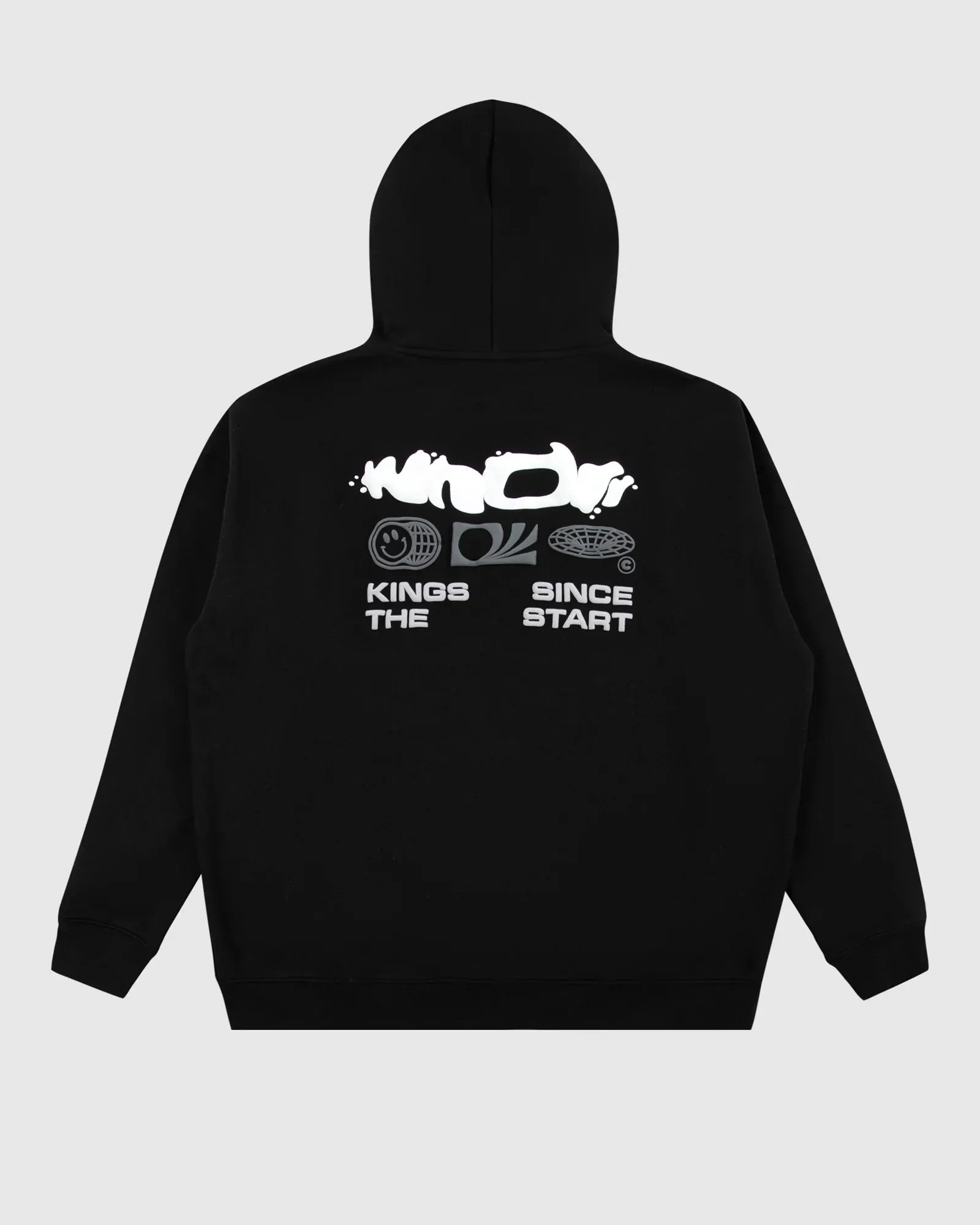BREAKTHROUGH HOOD SWEAT - BLACK sold by WNDRR