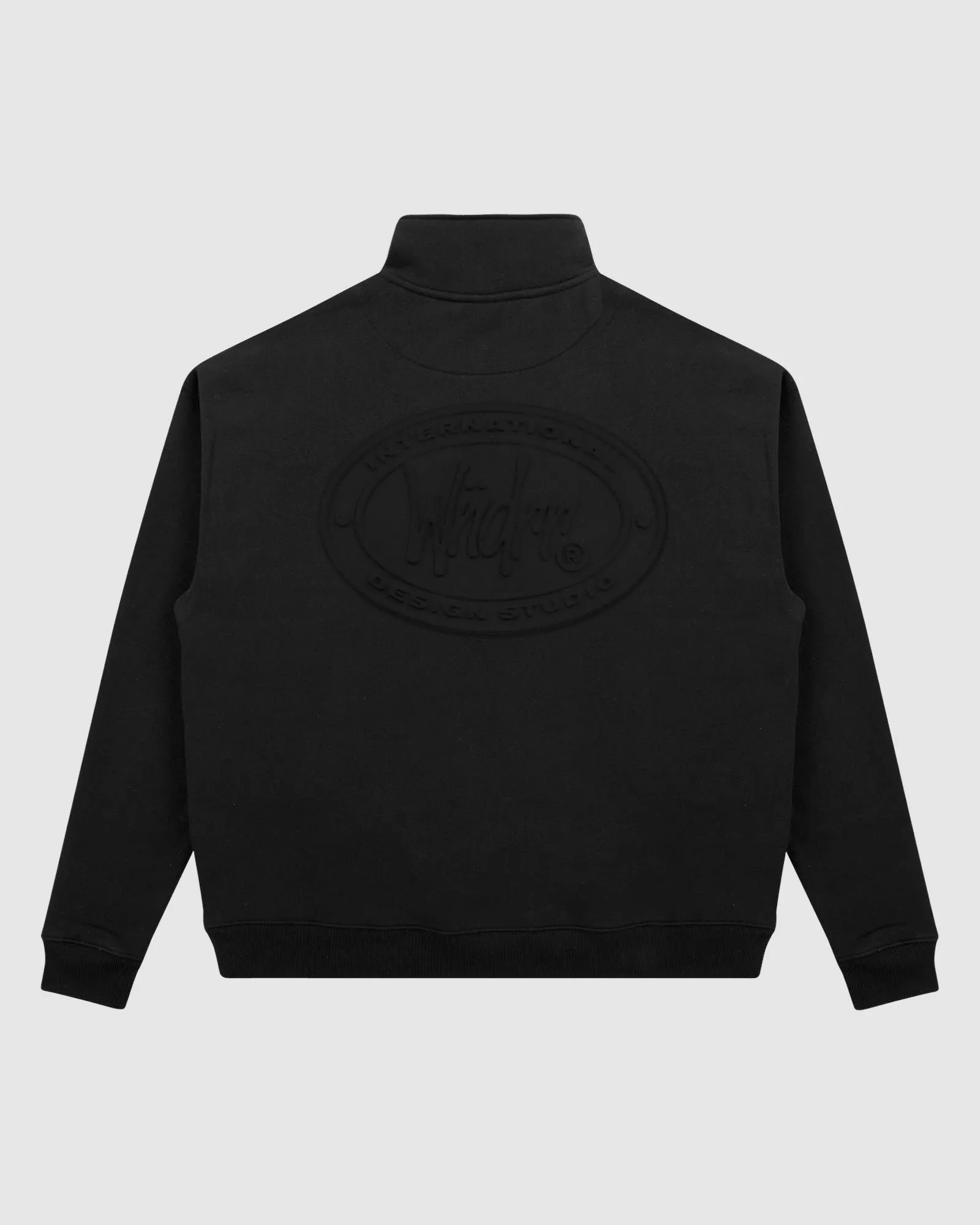 MINTED 1/4 ZIP SWEAT - BLACK sold by WNDRR product image thumbnail 3