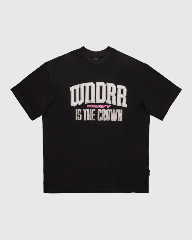 PROLOGUE HEAVY WEIGHT TEE - BLACK made by WNDRR