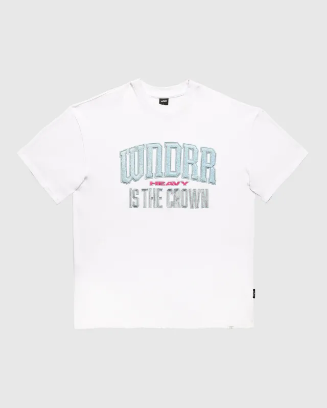 PROLOGUE HEAVY WEIGHT TEE - WHITE made by WNDRR