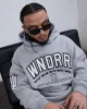 INSTITUTE HOOD SWEAT - GREY MARLE sold by WNDRR