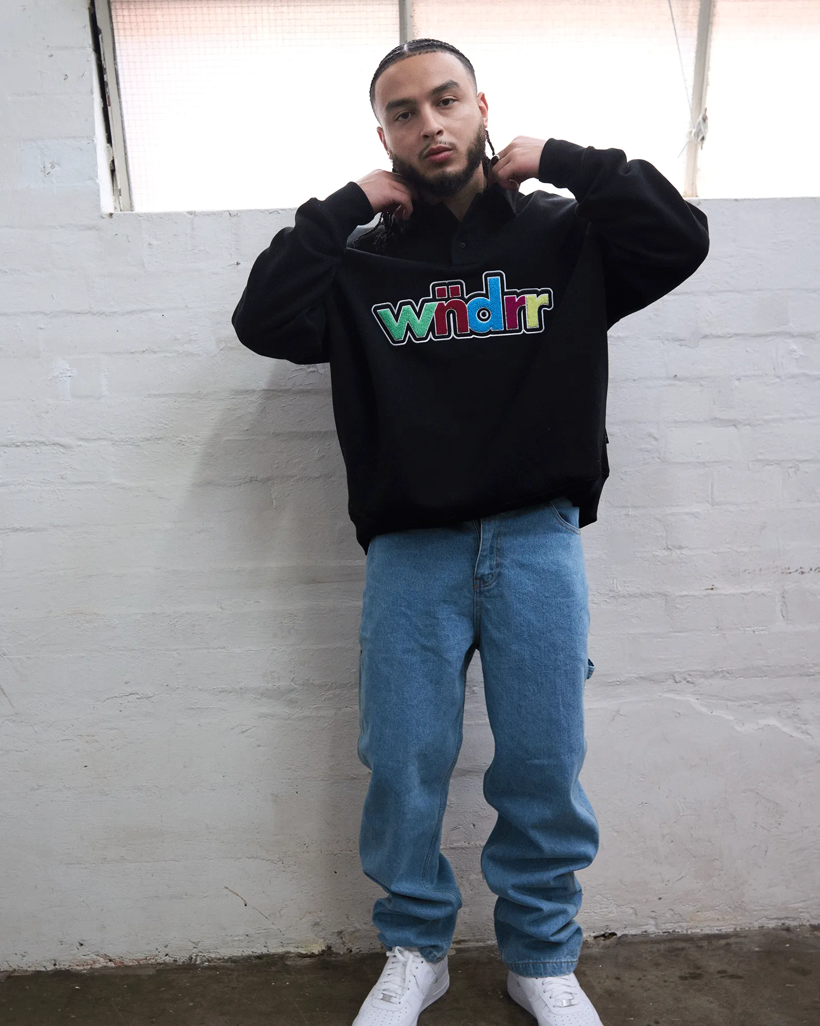 TINT HOOD SWEAT - FADED BLACK sold by WNDRR product image thumbnail 4