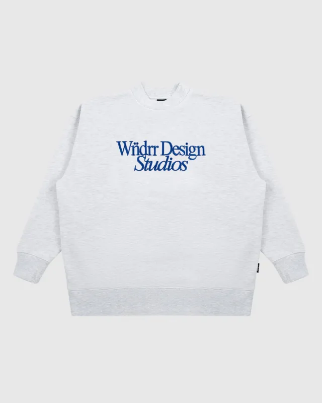 ATELIER CREW SWEAT - WHITE MARLE sold by WNDRR