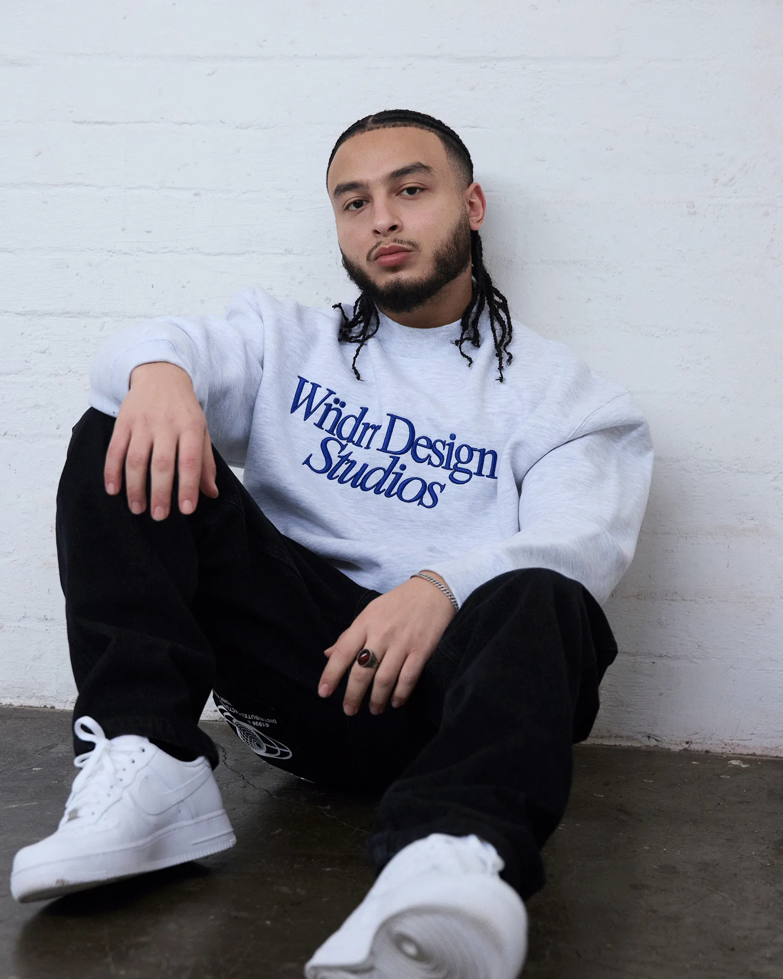 ATELIER CREW SWEAT - WHITE MARLE sold by WNDRR product image thumbnail 4