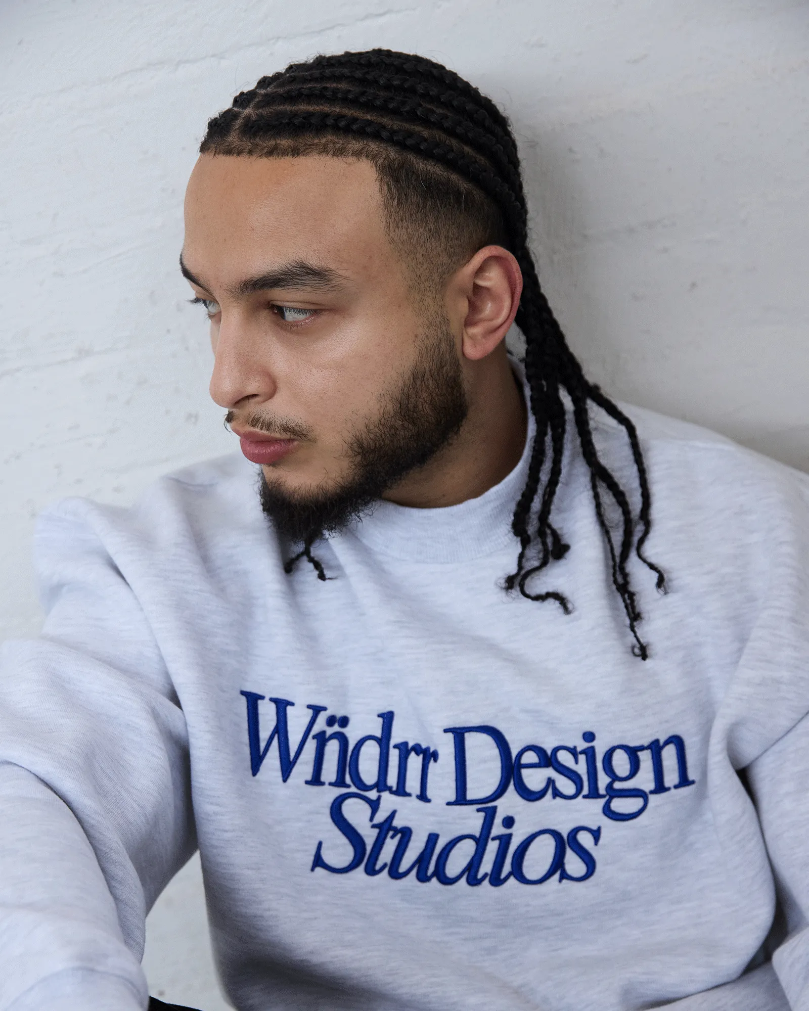 ATELIER CREW SWEAT - WHITE MARLE sold by WNDRR product image thumbnail 2