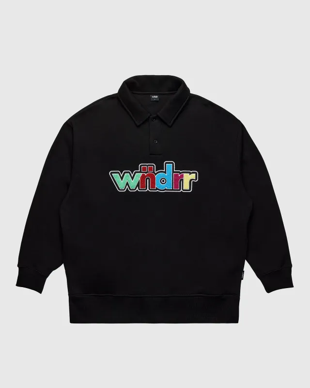 TINT RUGBY SWEAT - BLACK sold by WNDRR