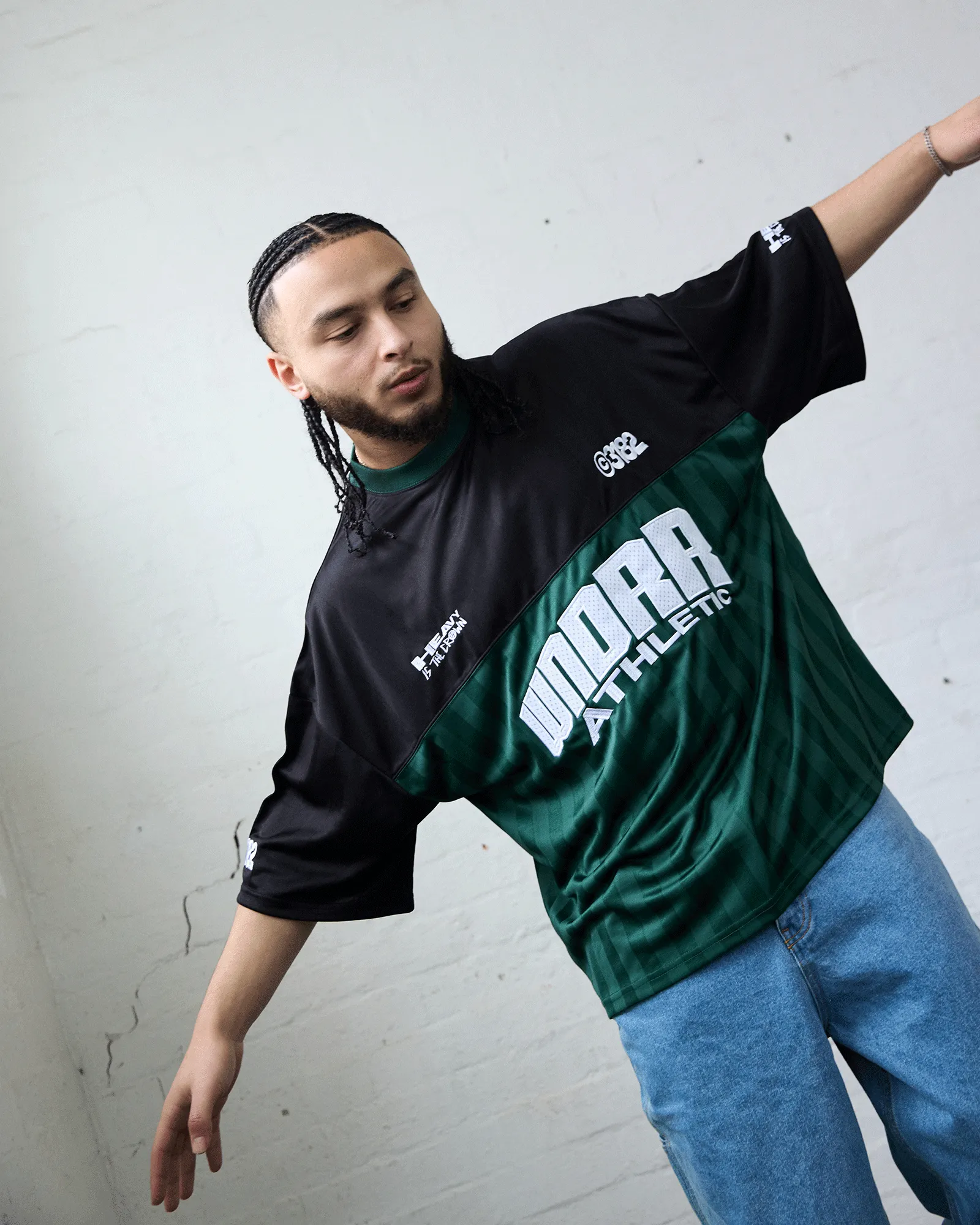 SHIFT QUARTERBACK JERSEY - BLACK/GREEN sold by WNDRR product image thumbnail 2