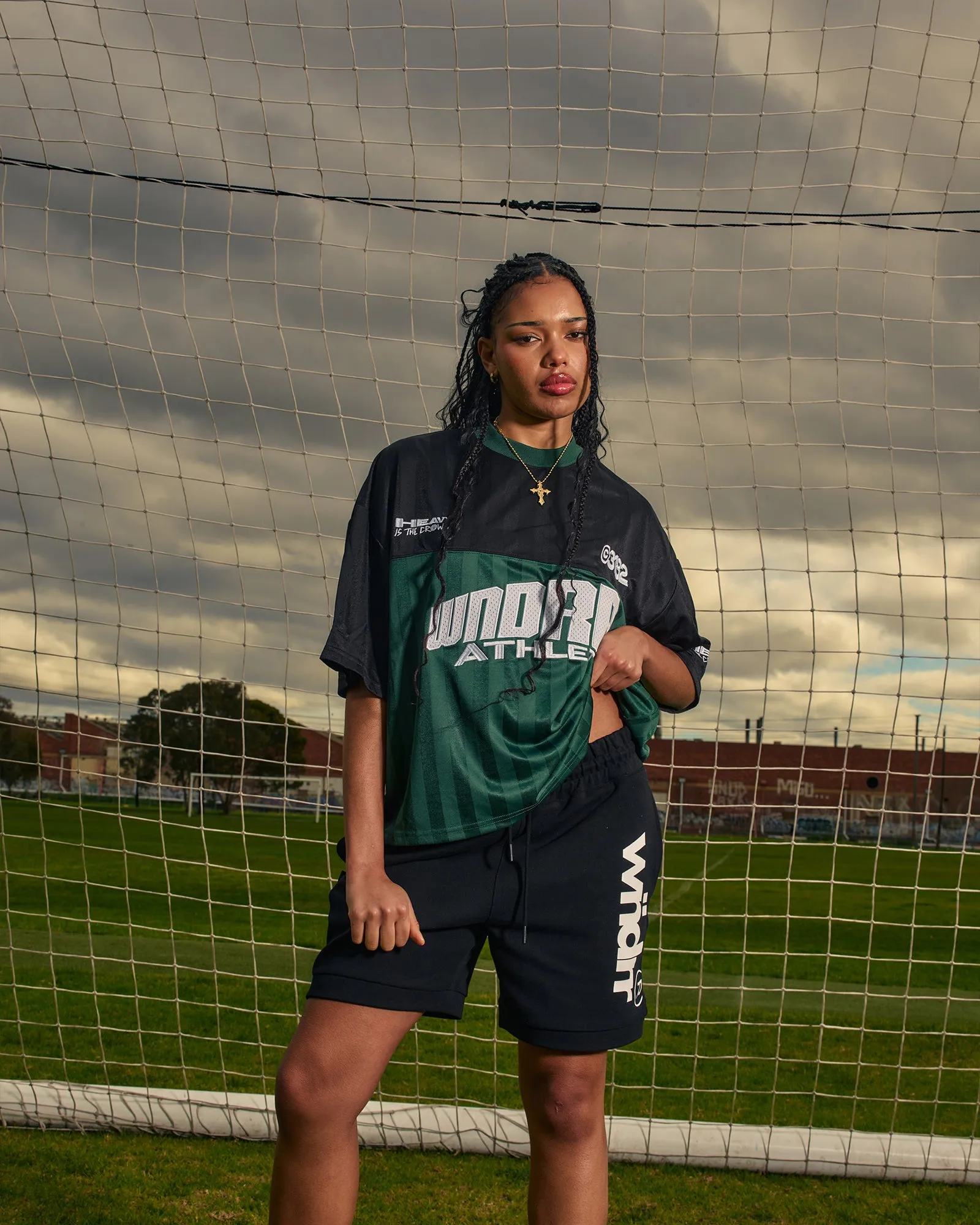 SHIFT QUARTERBACK JERSEY - BLACK/GREEN sold by WNDRR product image thumbnail 4