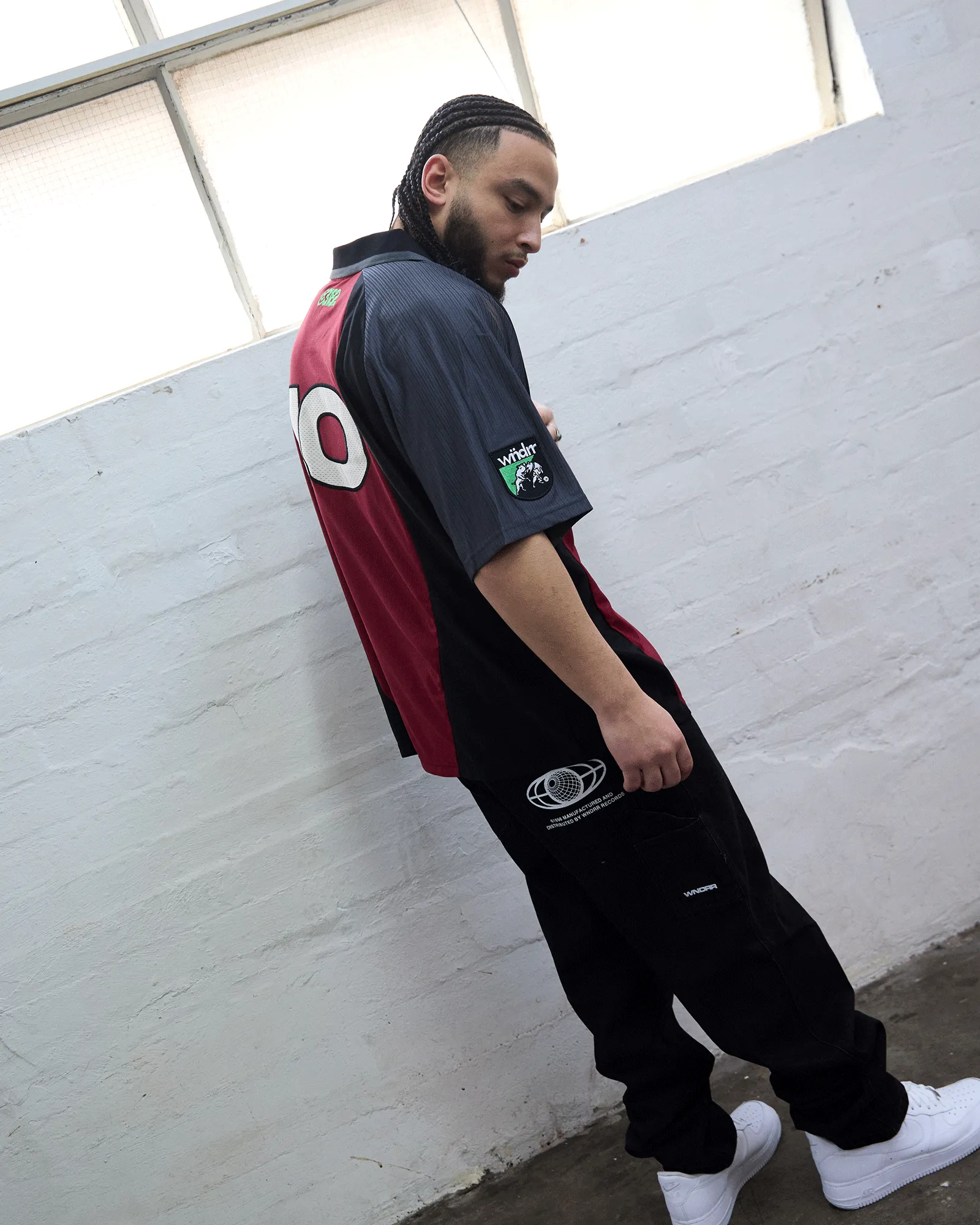 KICKOFF FOOTBALL JERSEY - BLACK/RED sold by WNDRR product image thumbnail 5
