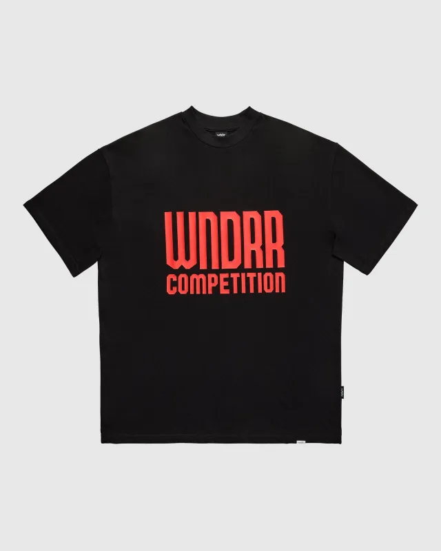 FUNDAMENTAL HEAVY WEIGHT TEE - BLACK sold by WNDRR