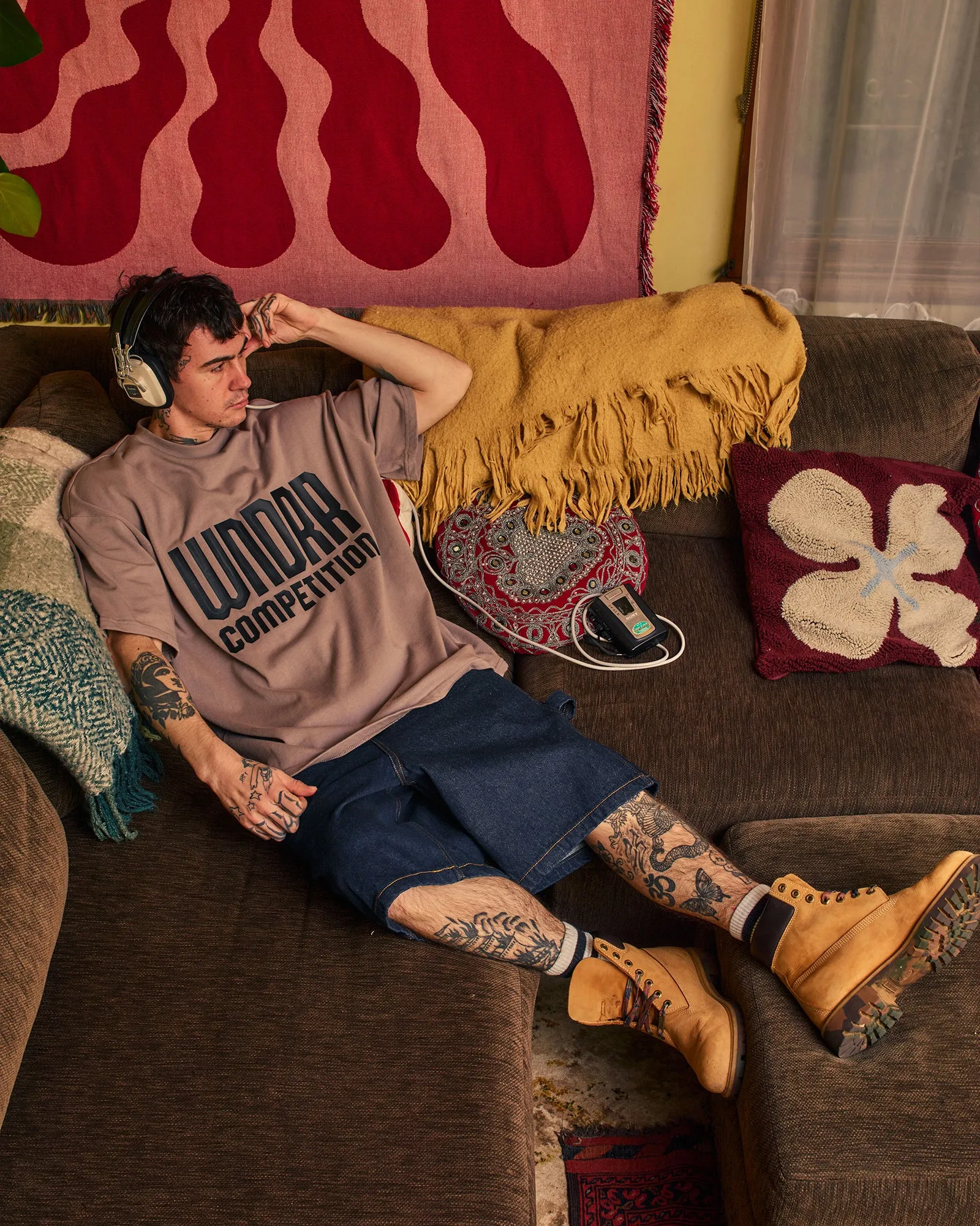 FUNDAMENTAL HEAVY WEIGHT TEE - MOON GREY sold by WNDRR product image thumbnail 4