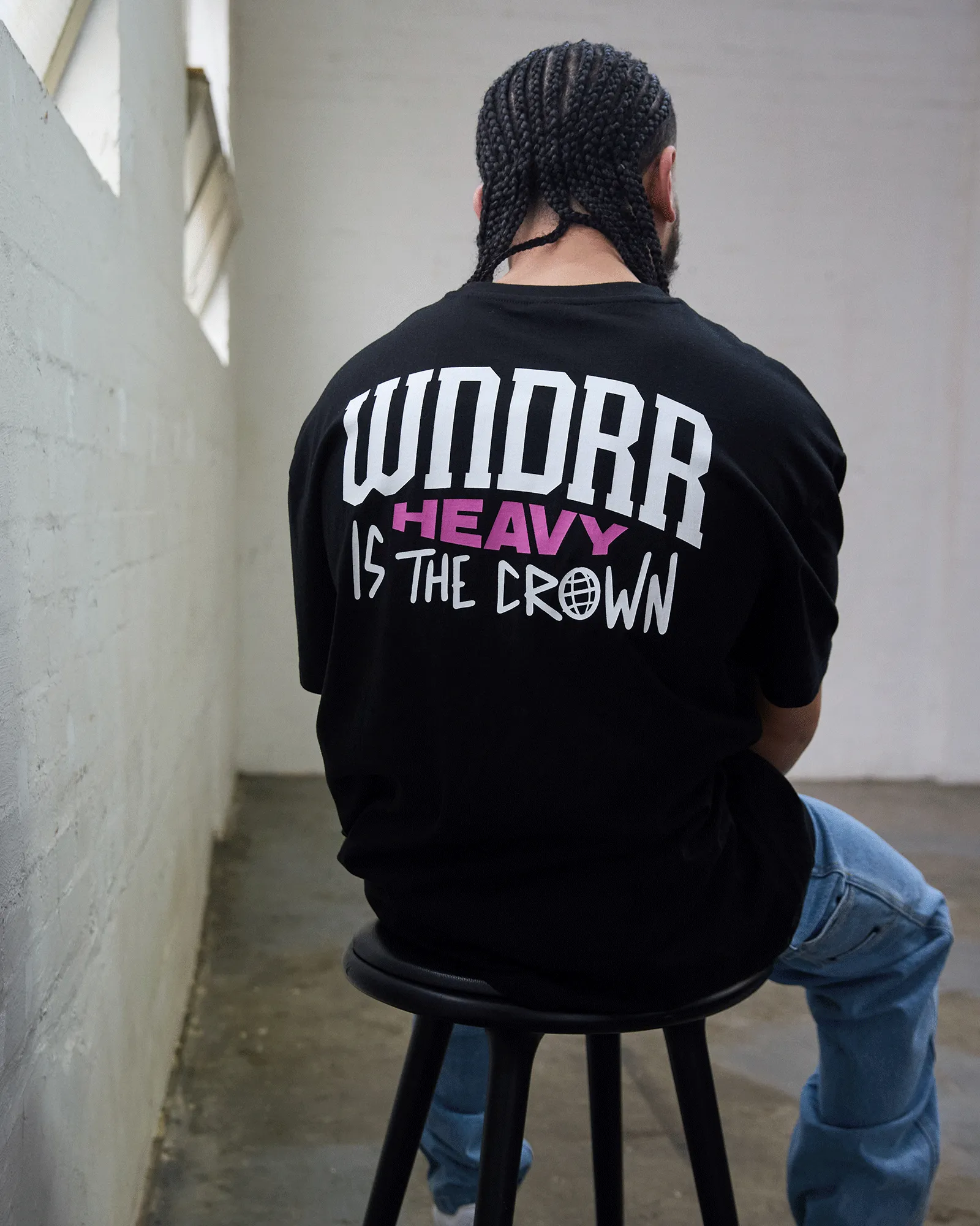 PLEDGE BOX FIT TEE - BLACK sold by WNDRR product image thumbnail 2
