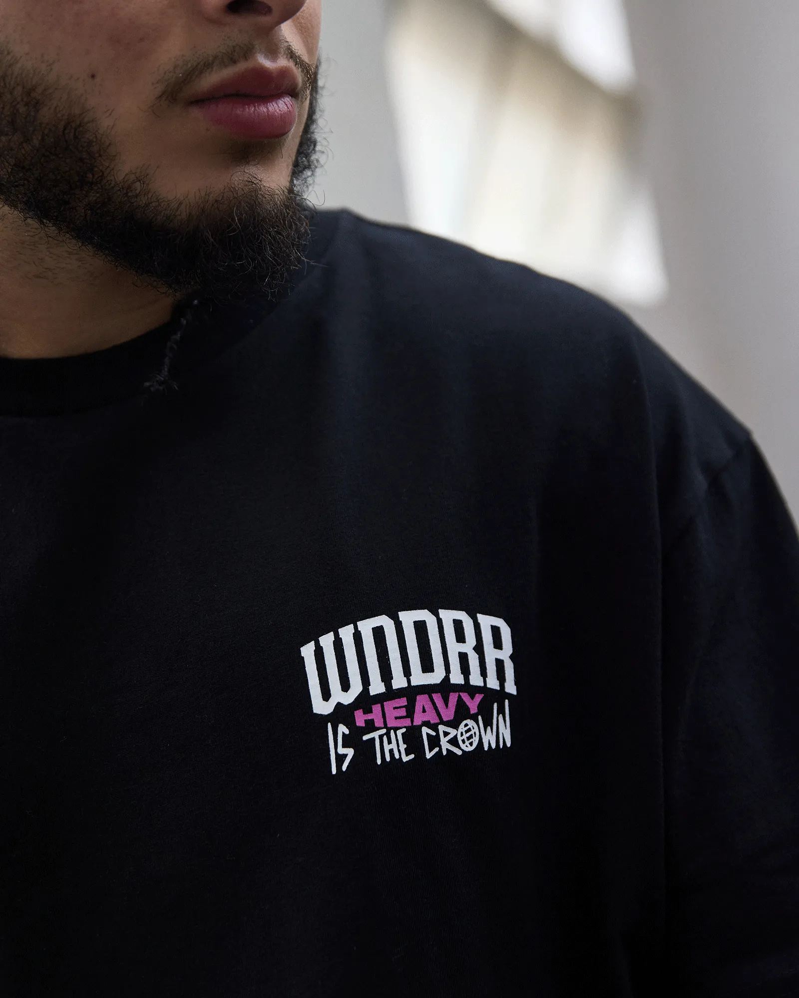 PLEDGE BOX FIT TEE - BLACK sold by WNDRR product image thumbnail 5