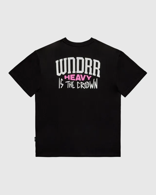 PLEDGE BOX FIT TEE - BLACK sold by WNDRR