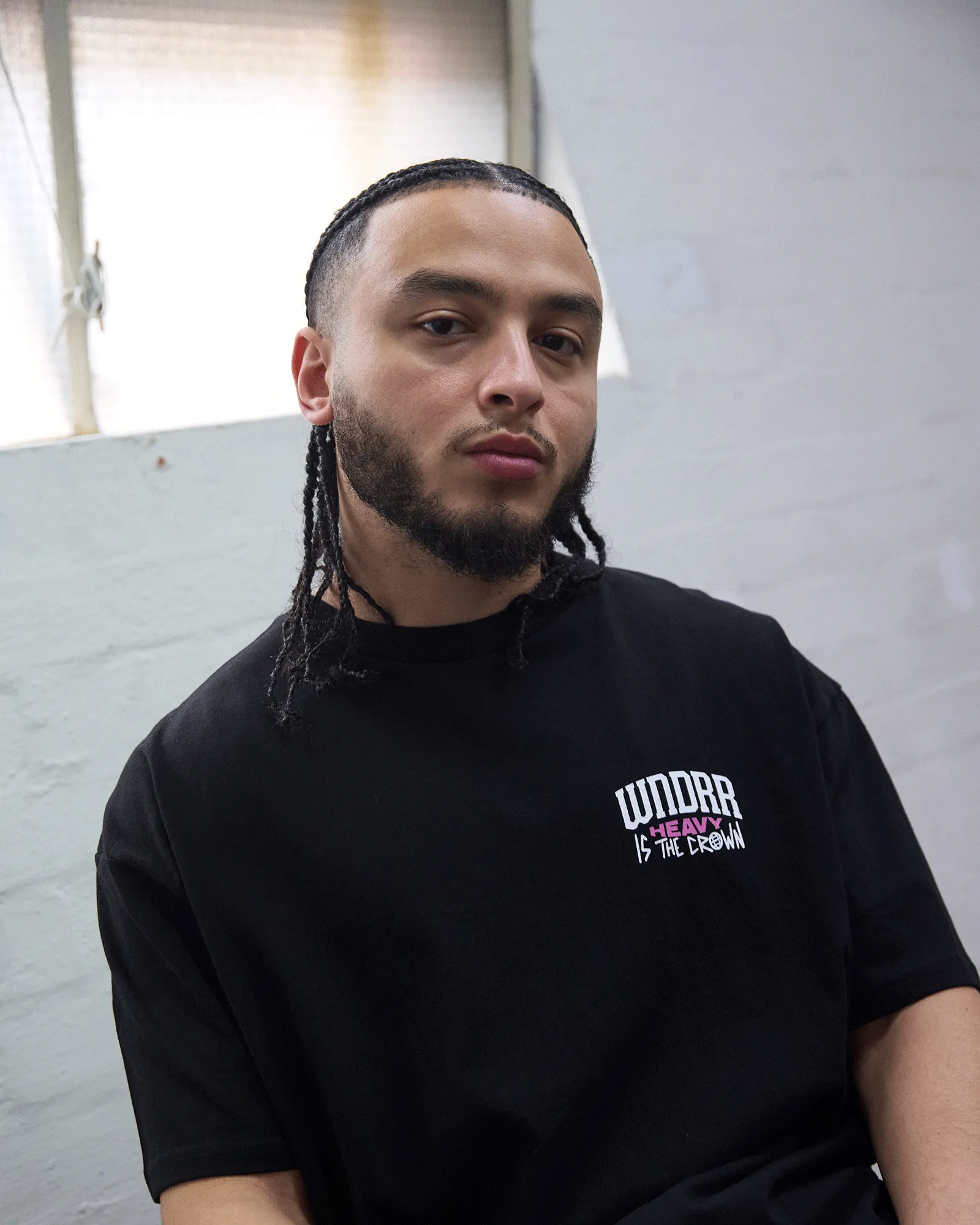 PLEDGE BOX FIT TEE - BLACK sold by WNDRR product image thumbnail 4