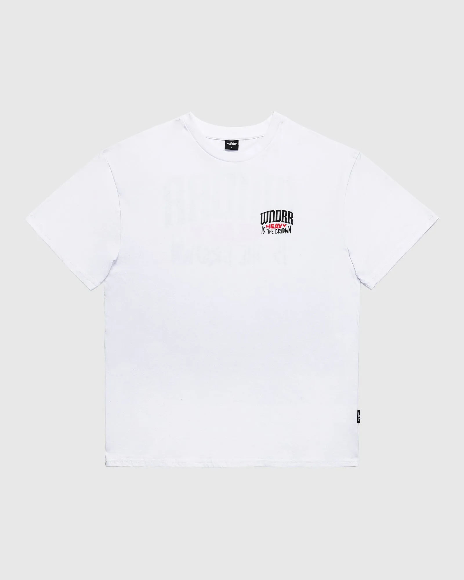 PLEDGE BOX FIT TEE - WHITE sold by WNDRR product image thumbnail 3