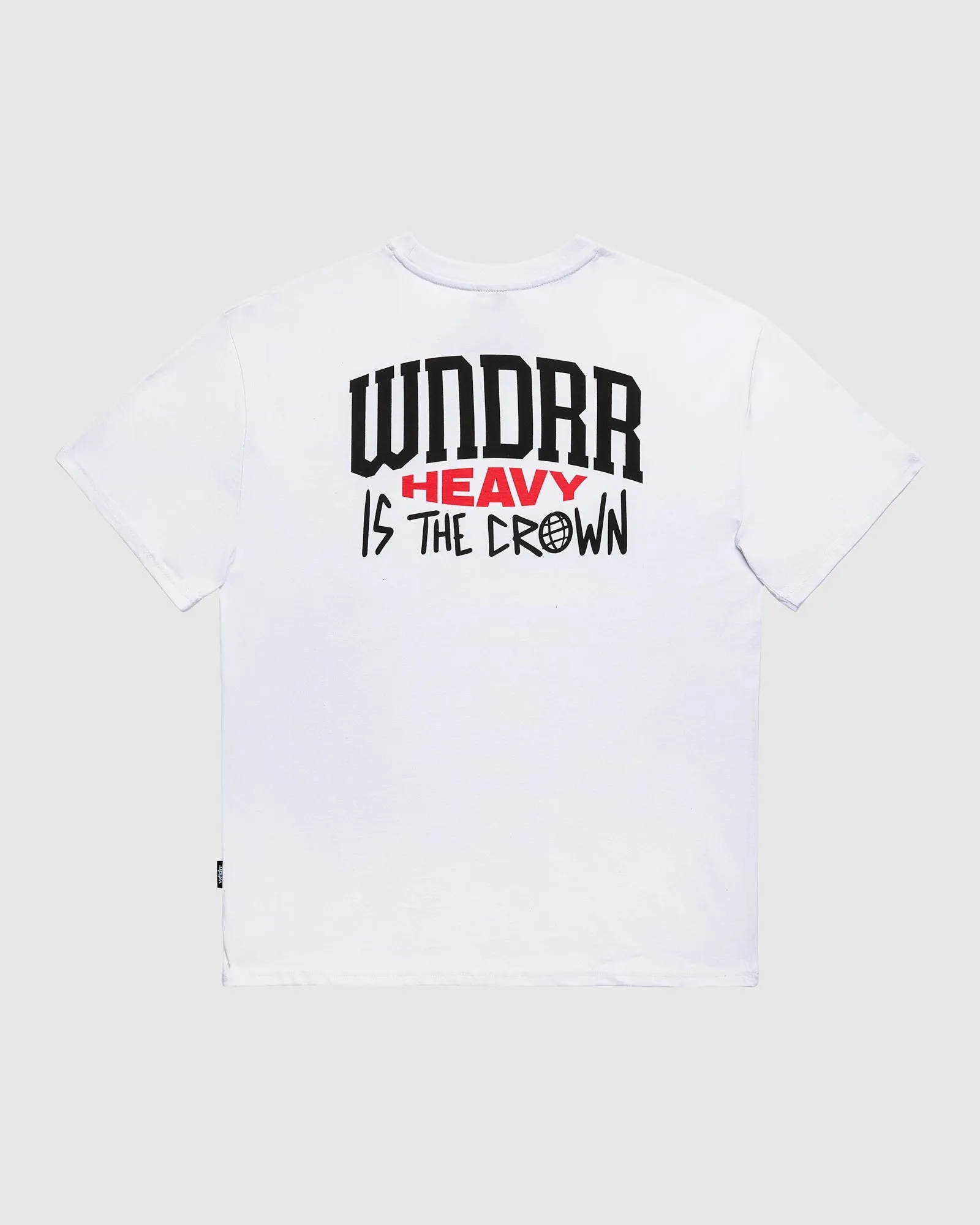 PLEDGE BOX FIT TEE - WHITE sold by WNDRR