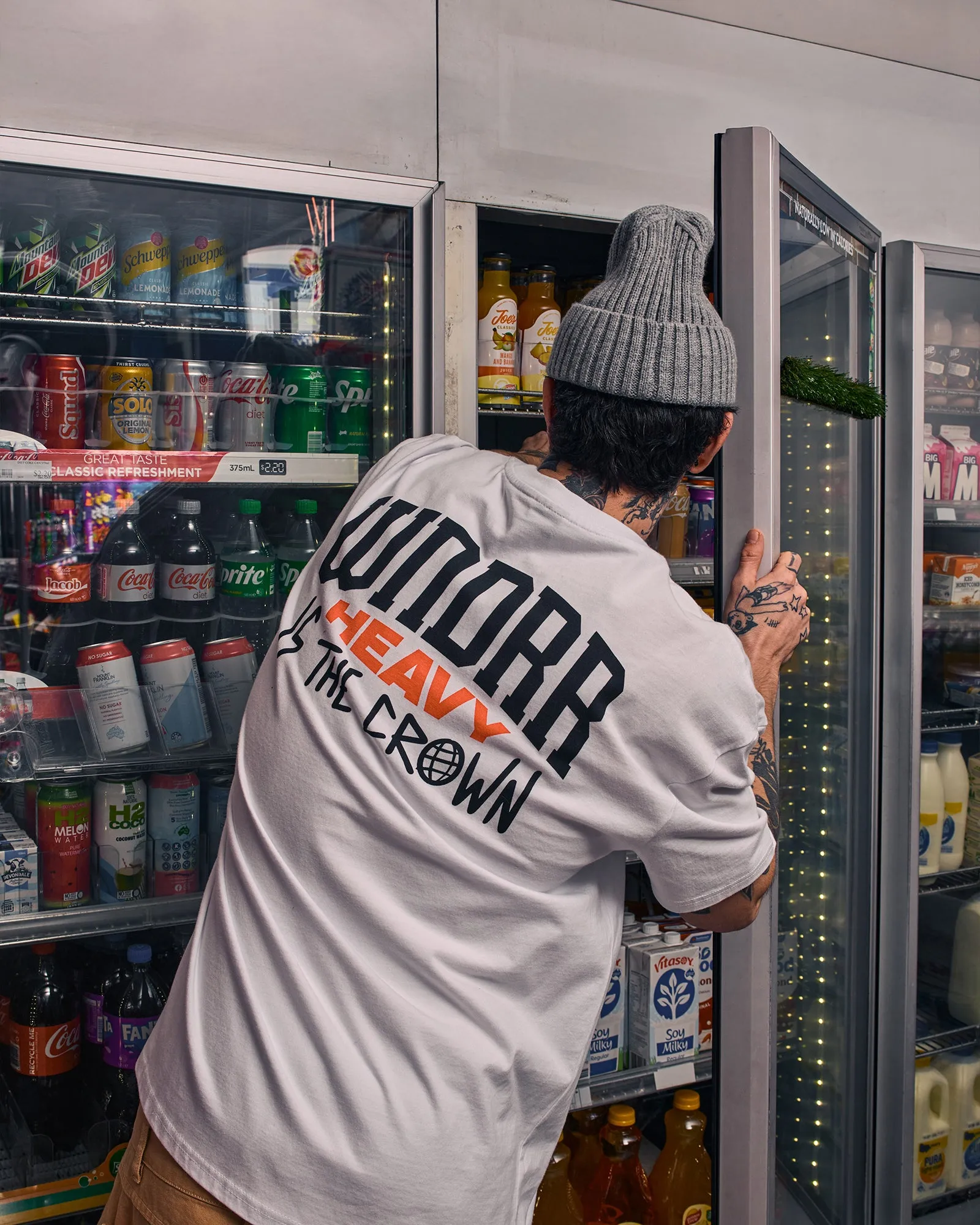 PLEDGE BOX FIT TEE - WHITE sold by WNDRR product image thumbnail 5