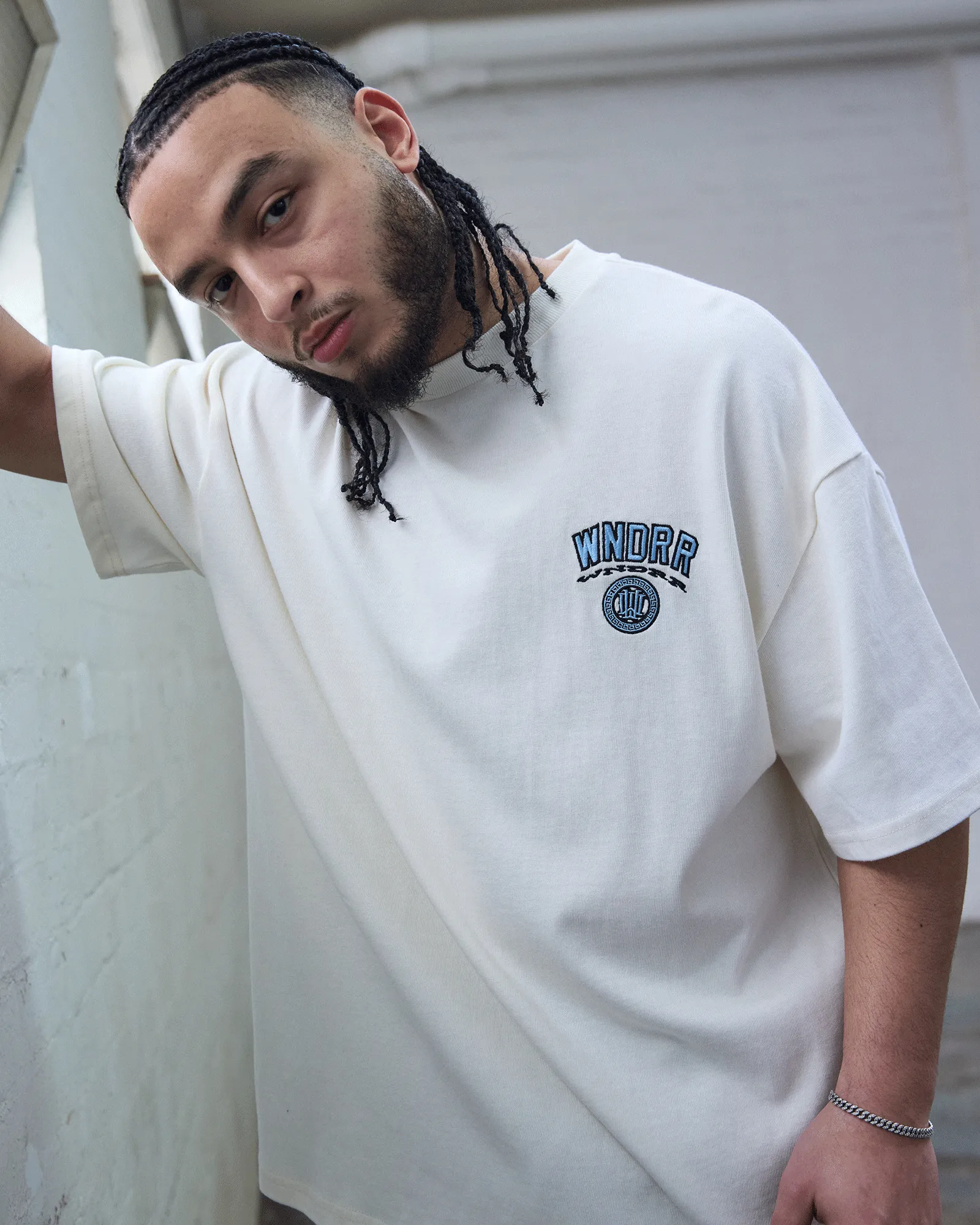 EMPORIUM HEAVY WEIGHT TEE - OFF WHITE sold by WNDRR product image thumbnail 4