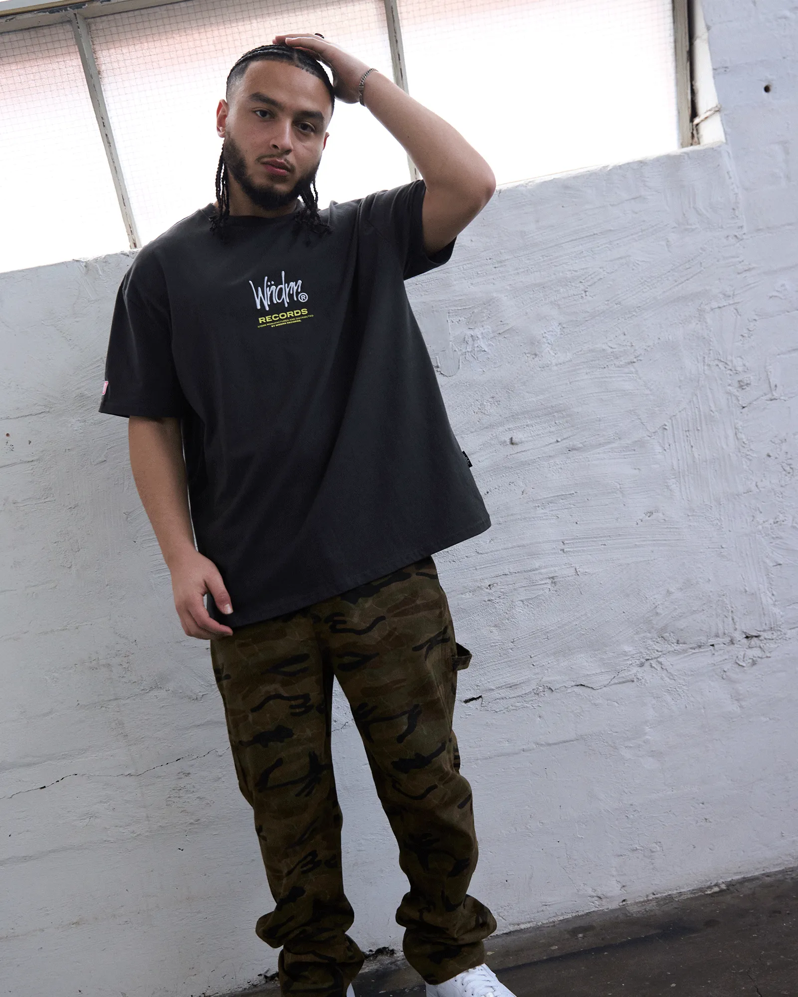 ATLANTIC BOX FIT TEE - FADED BLACK sold by WNDRR product image thumbnail 4