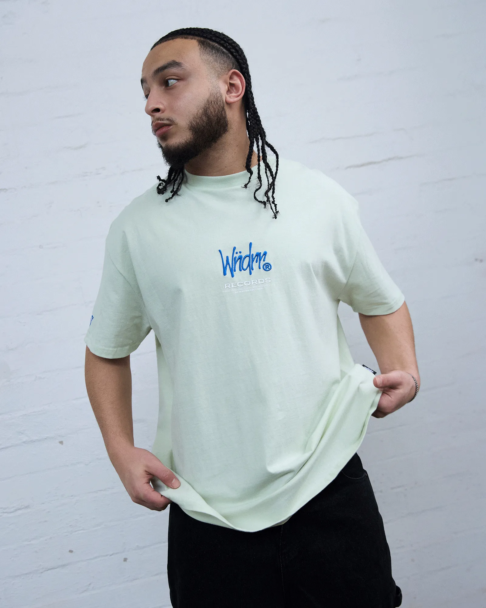 ATLANTIC BOX FIT TEE - AURA GREEN sold by WNDRR product image thumbnail 4